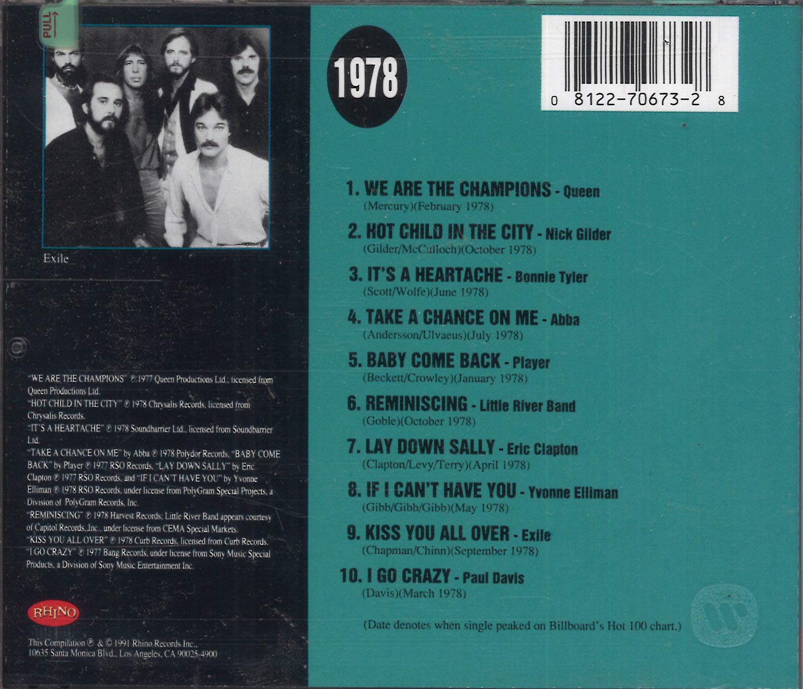 Billboard Top Hits: 1978 used book depot