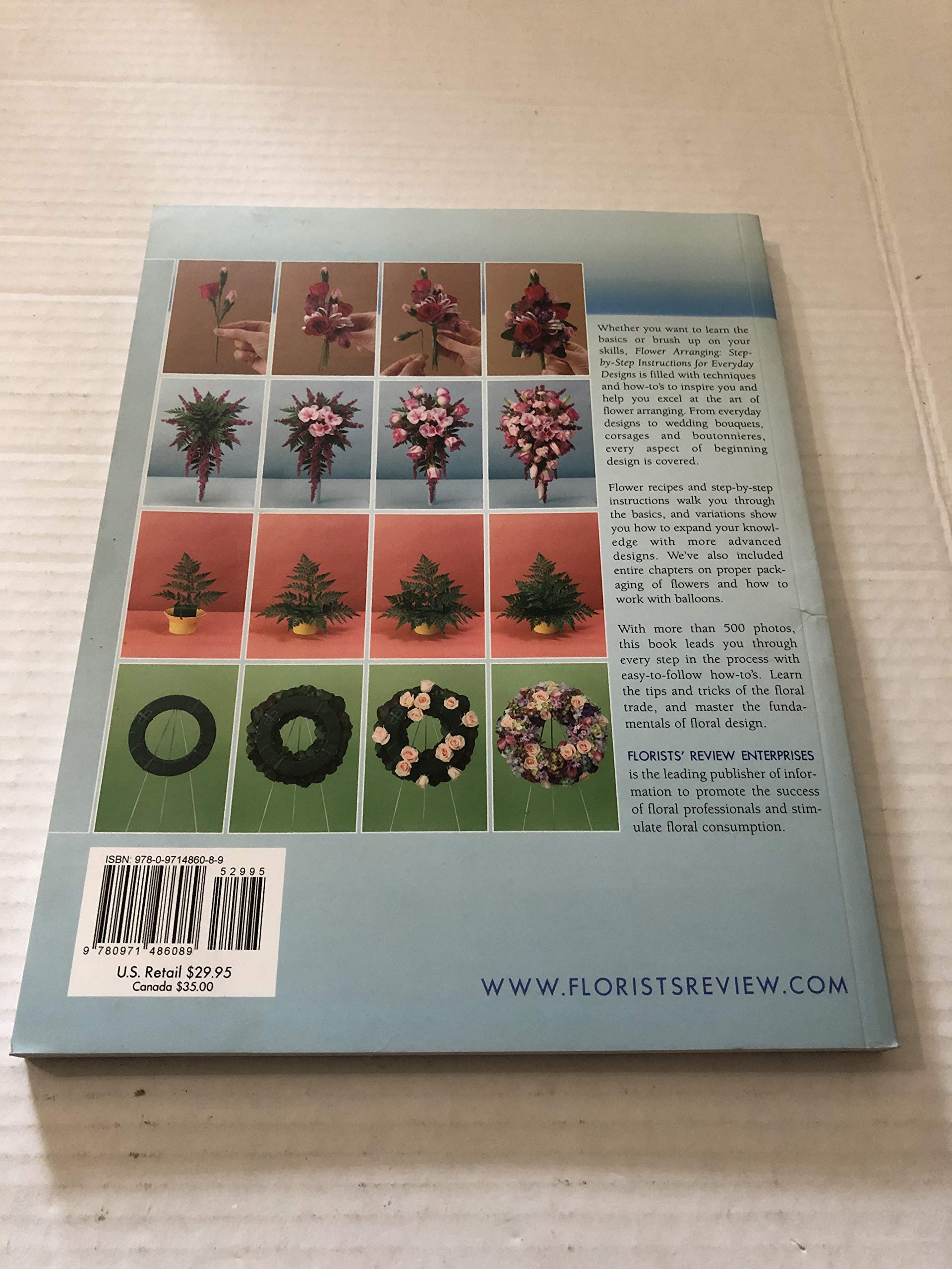 Flower Arranging: Step-By-Step Instructions for Everyday Designs used book depot