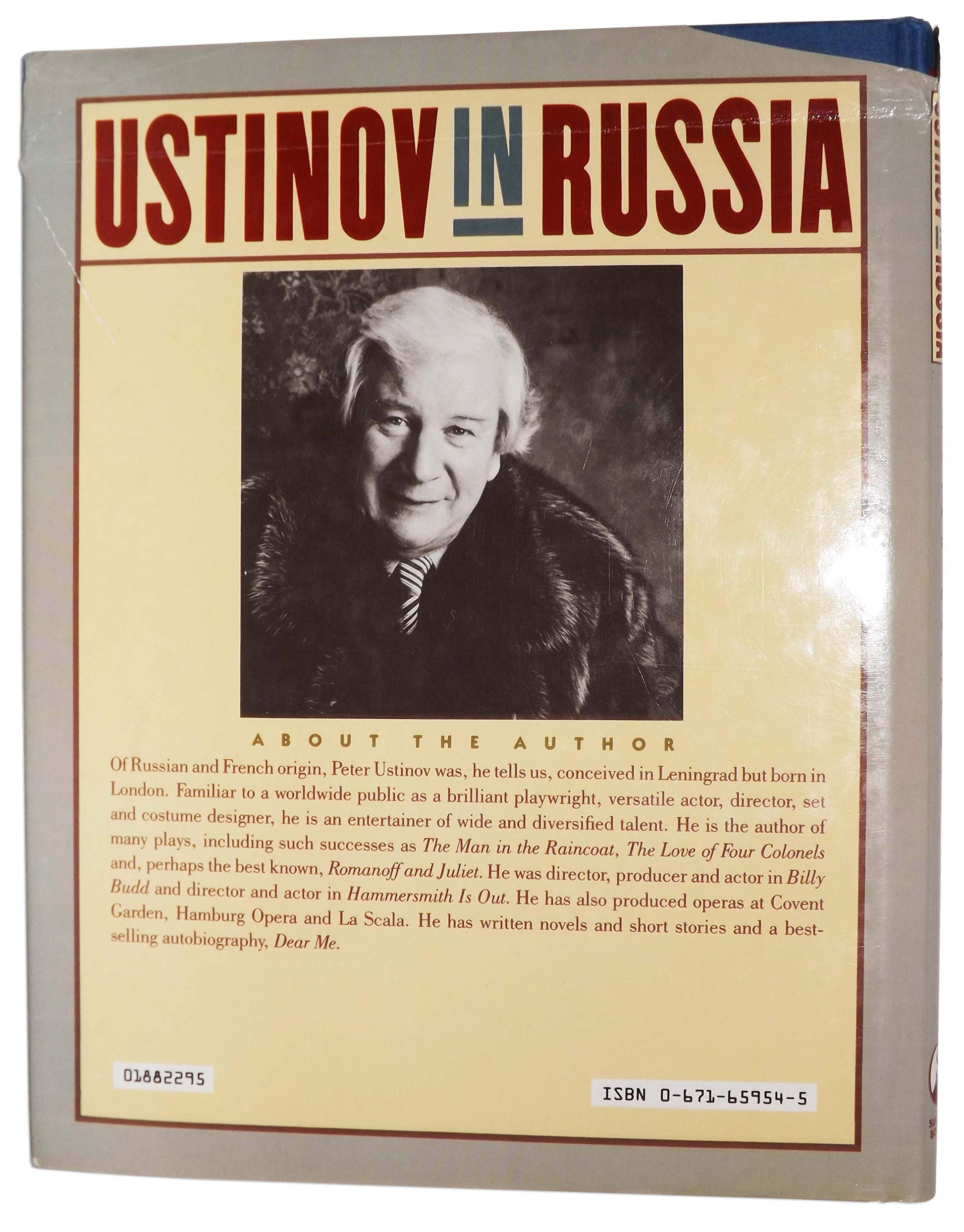 Ustinov in Russia used book depot