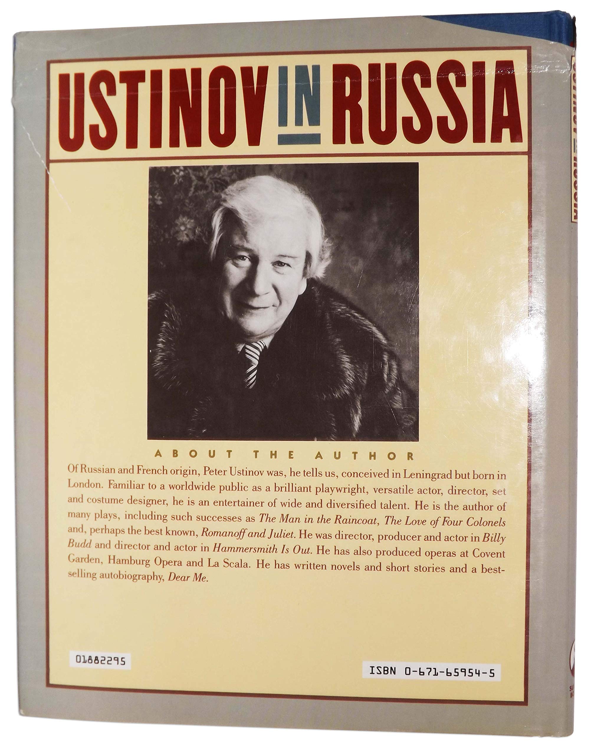 Ustinov in Russia used book depot