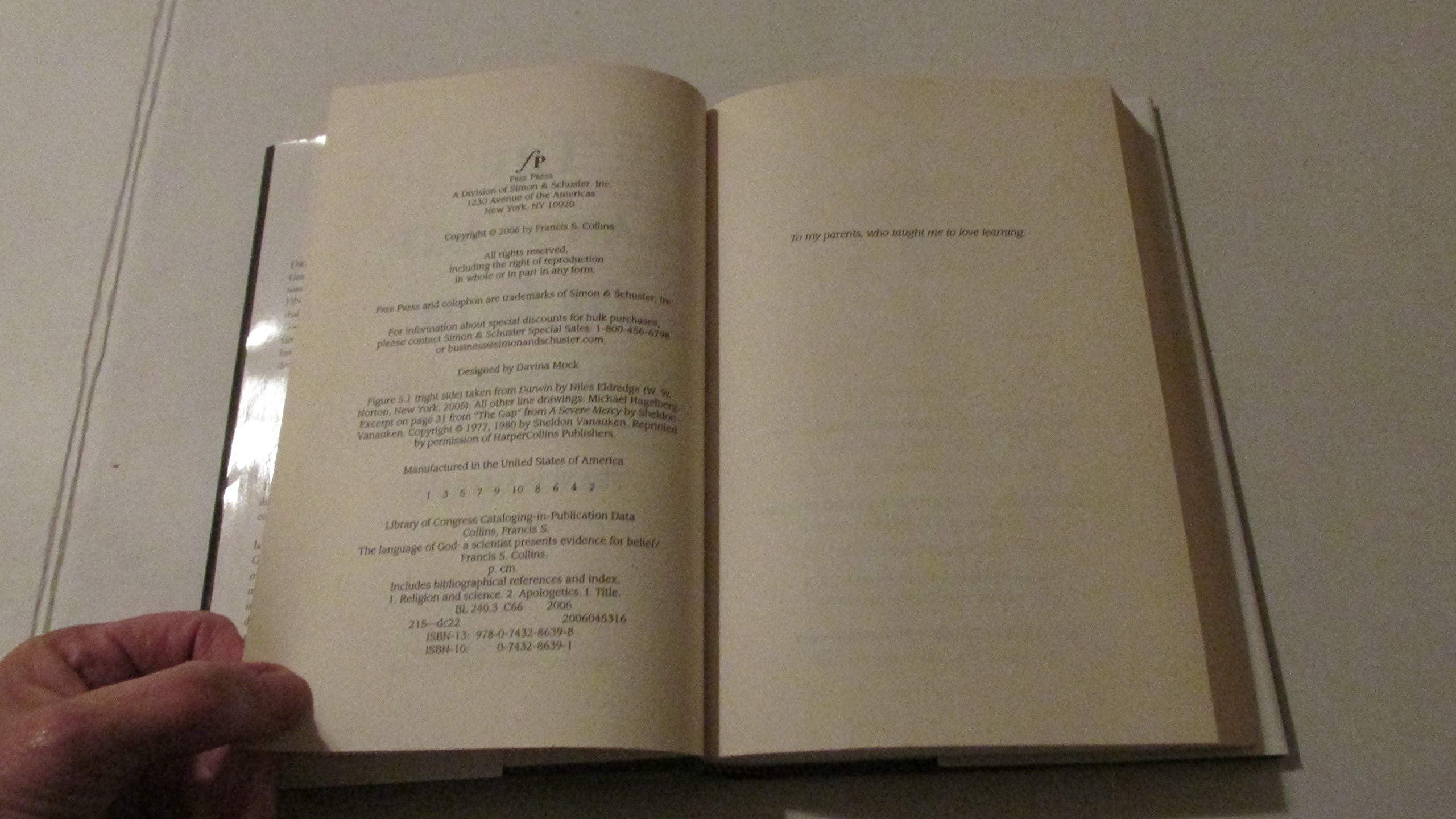 The Language of God: A Scientist Presents Evidence for Belief used book depot