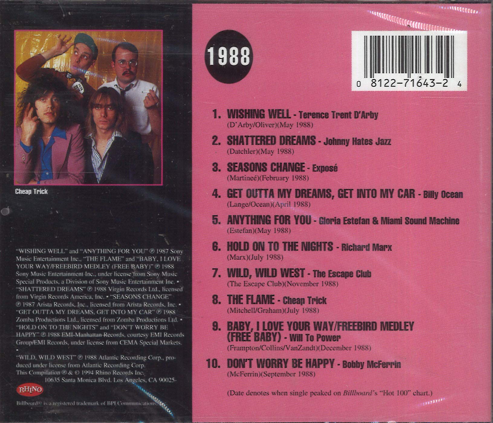 Billboard Top Hits: 1988 used book depot