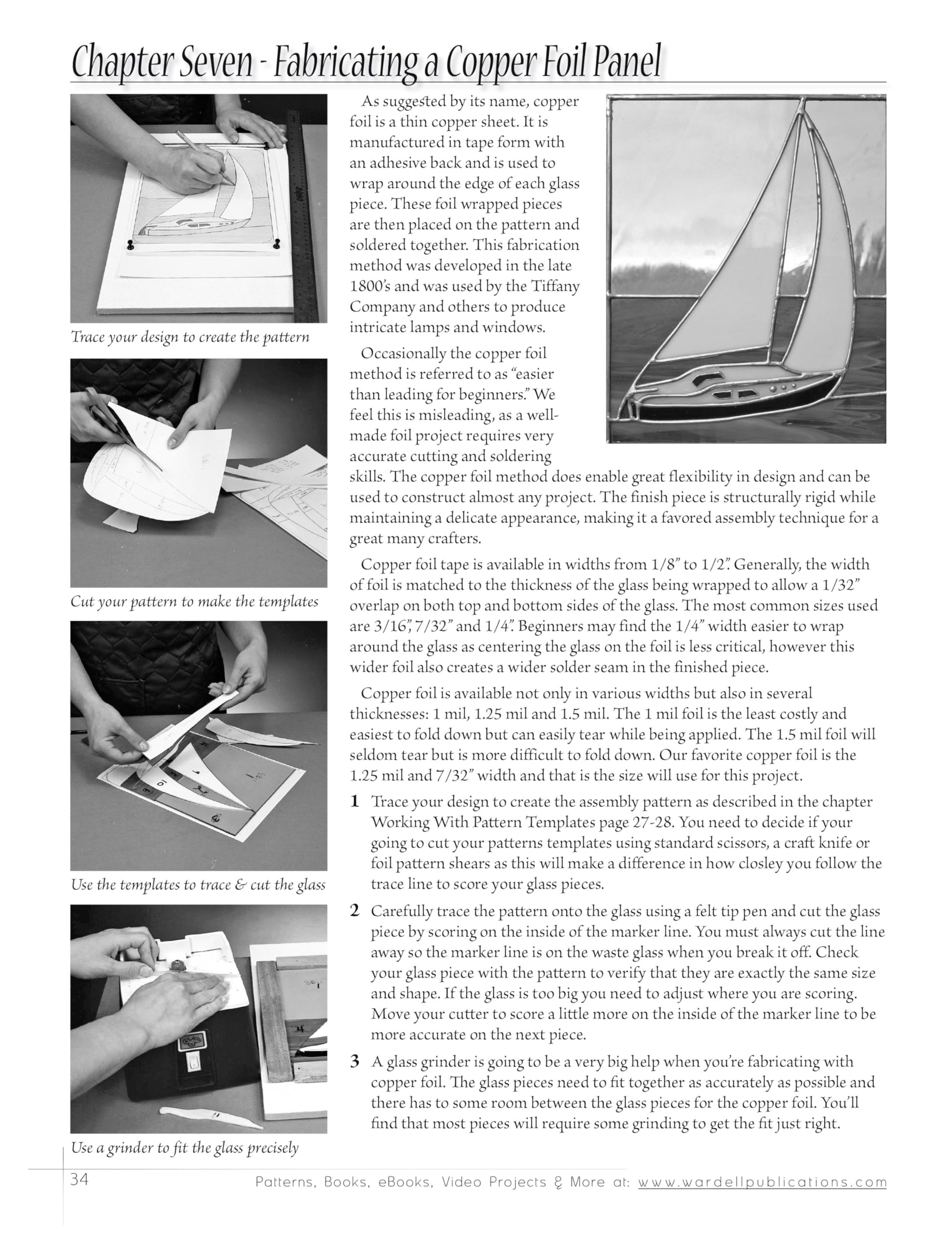 Introduction to Stained Glass: A Step-by-Step Teaching Manual used book depot