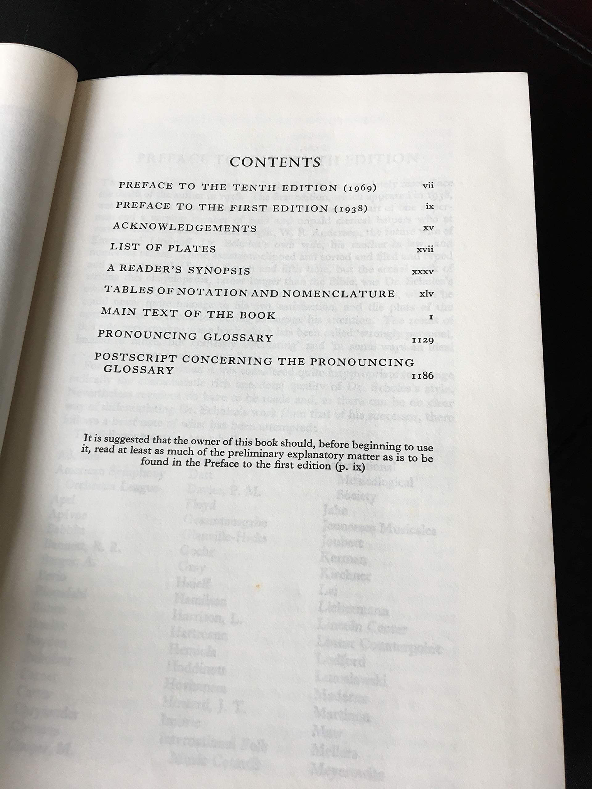 The Oxford Companion to Music used book depot