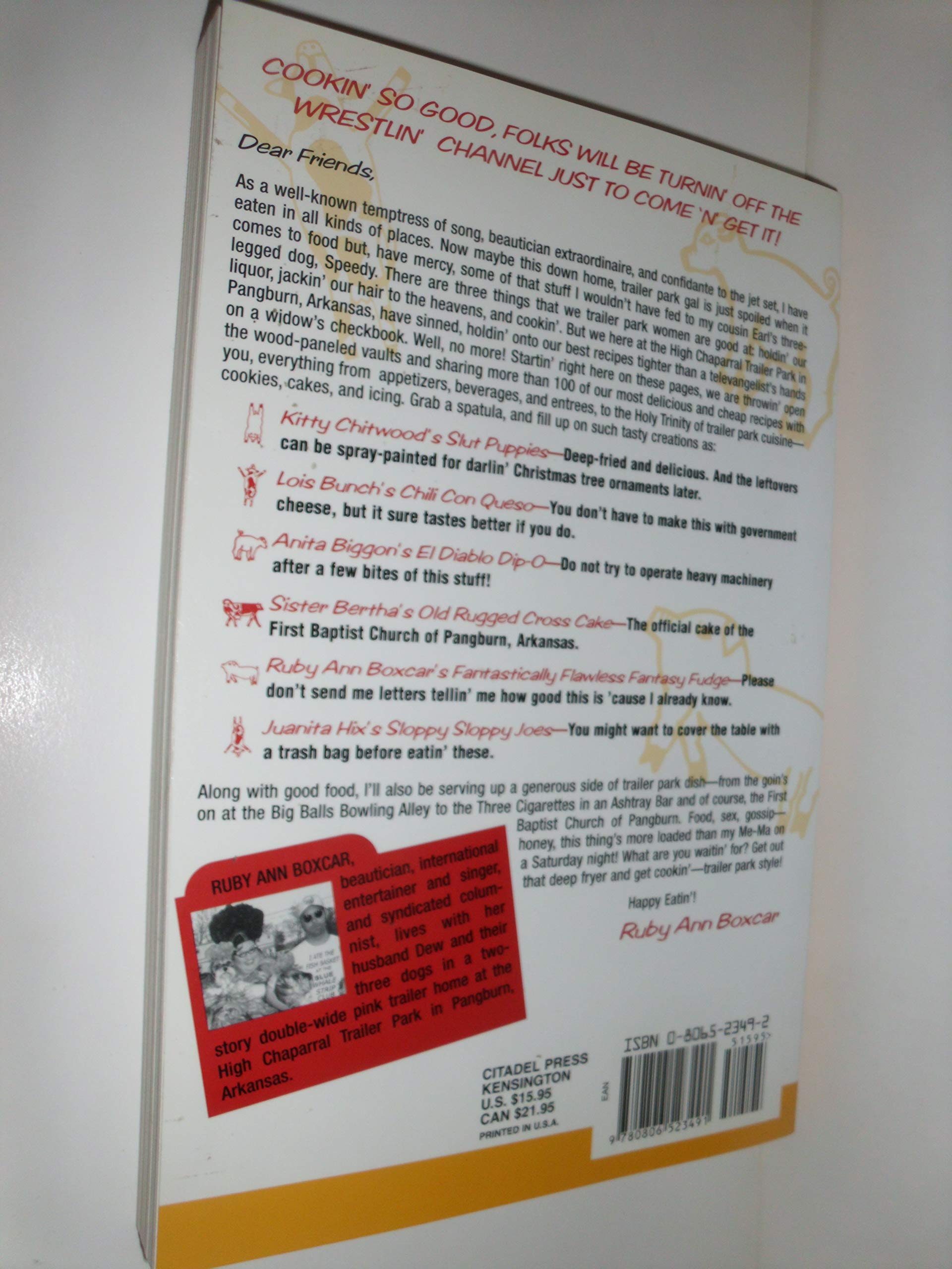 Ruby Ann's Down Home Trailer Park Cookbook used book depot