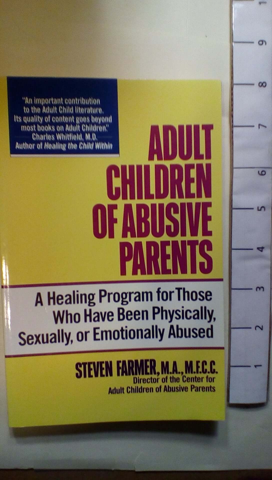 Adult Children of Abusive Parents: A Healing Program for Those Who Have Been Physically, Sexually, or Emotionally Abused used book depot