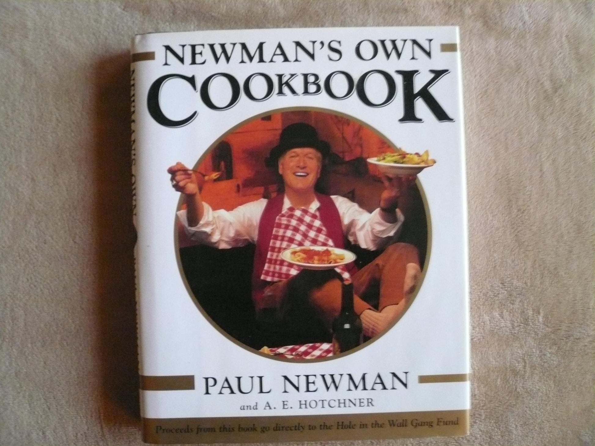Newman's Own Cookbook used book depot