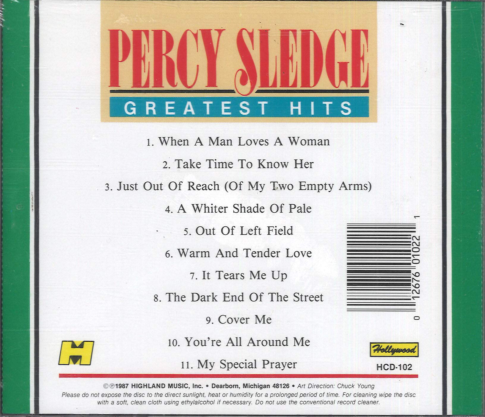 Percy Sledge - Greatest Hits: When a Man Loves a Woman used book depot