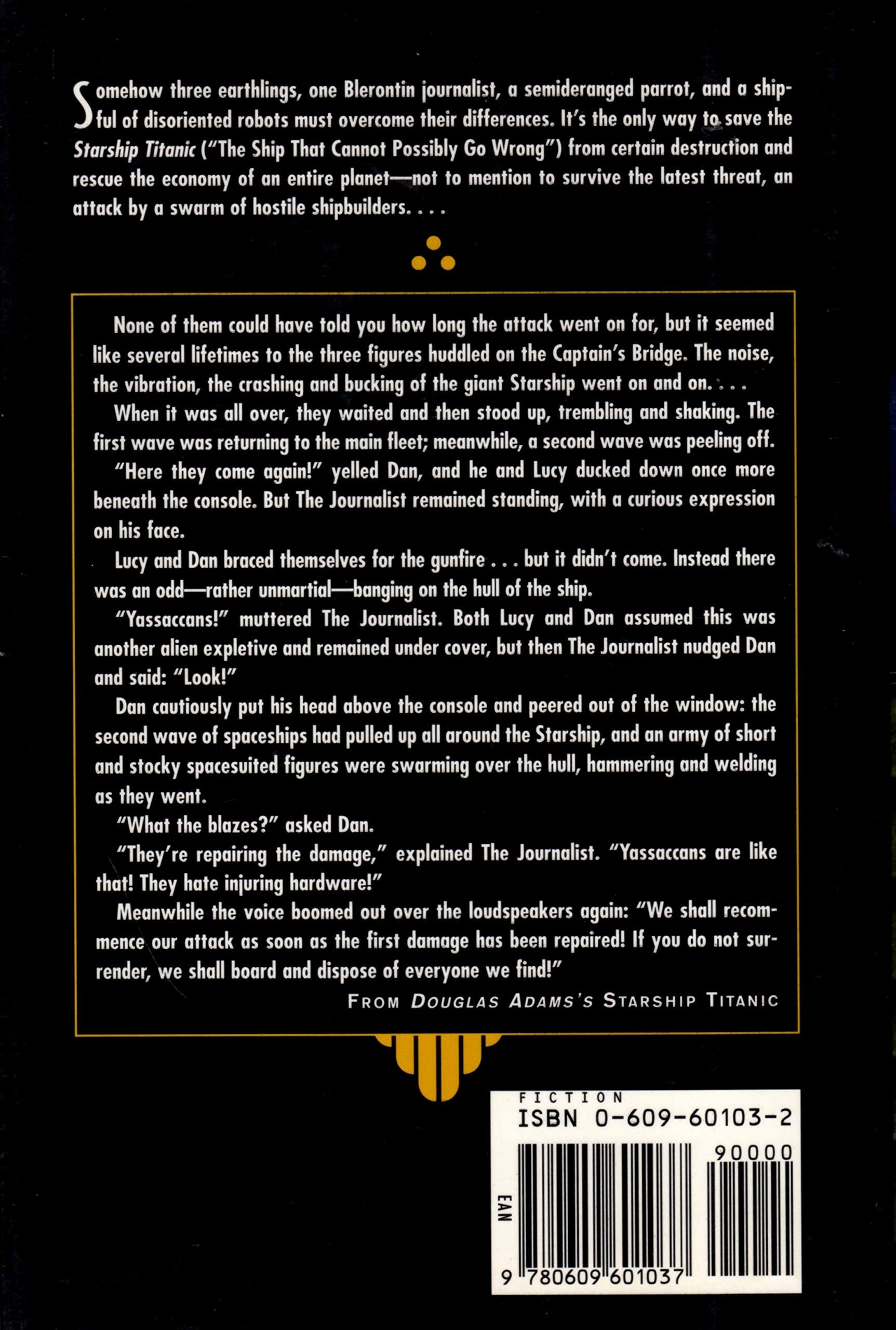 Douglas Adams's Starship Titanic used book depot
