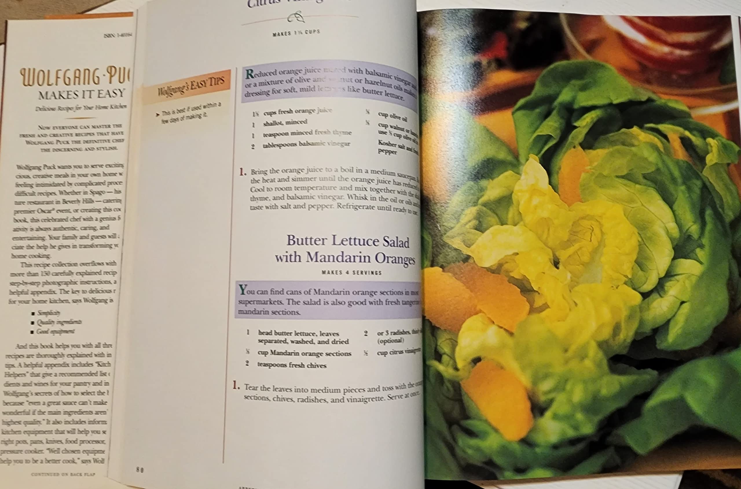 Wolfgang Puck Makes It Easy: Delicious Recipes for Your Home Kitchen used book depot