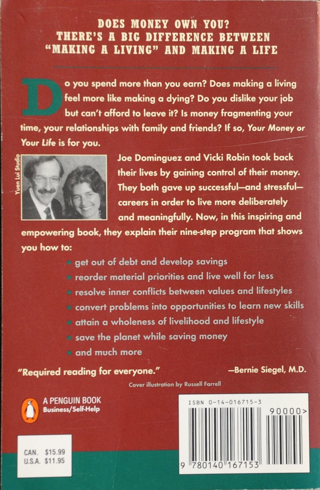 Your Money or Your Life: Transforming Your Relationship with Money and Achieving Financial MORE used book depot