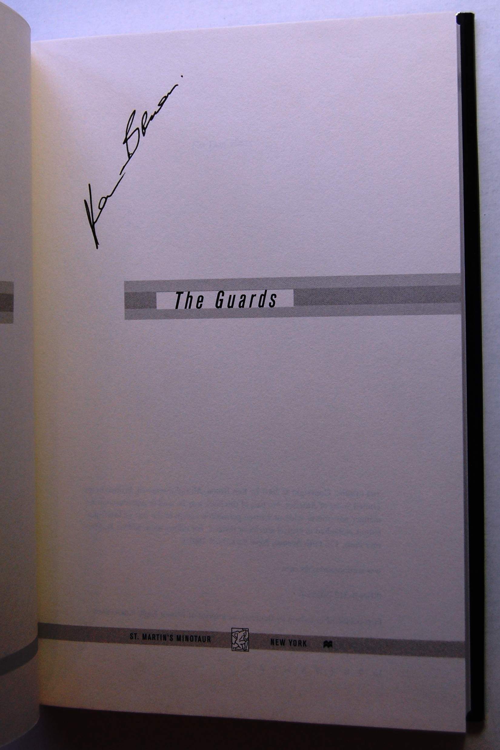 The Guards: A Novel used book depot