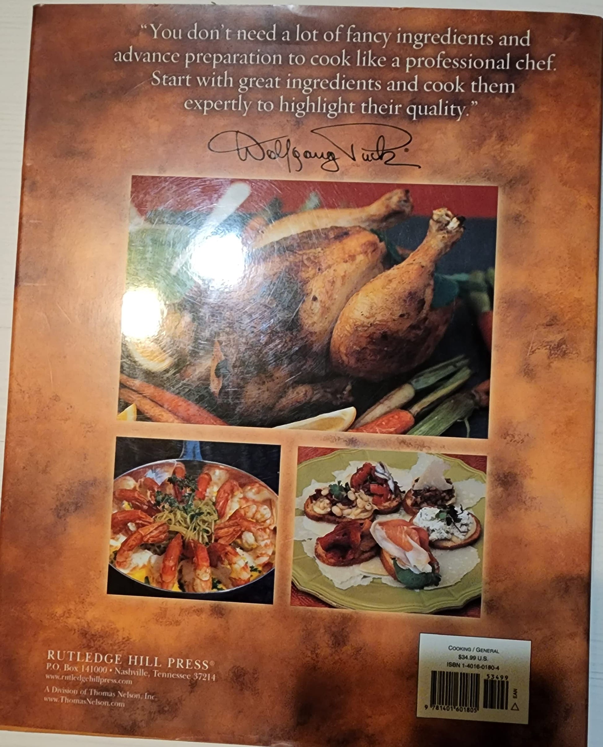 Wolfgang Puck Makes It Easy: Delicious Recipes for Your Home Kitchen used book depot