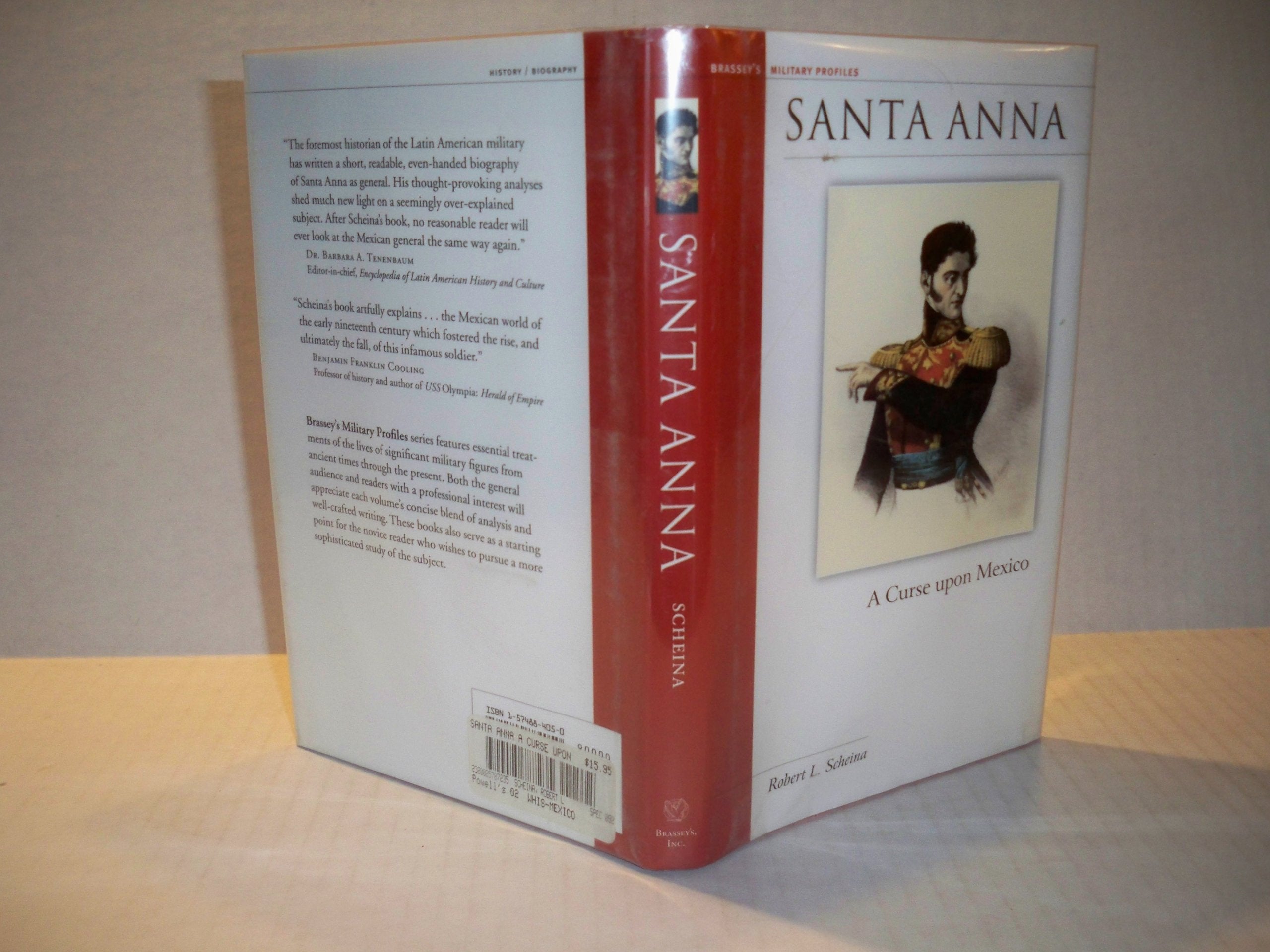 Santa Anna: A Curse upon Mexico (Brassey's Military Profiles) used book depot
