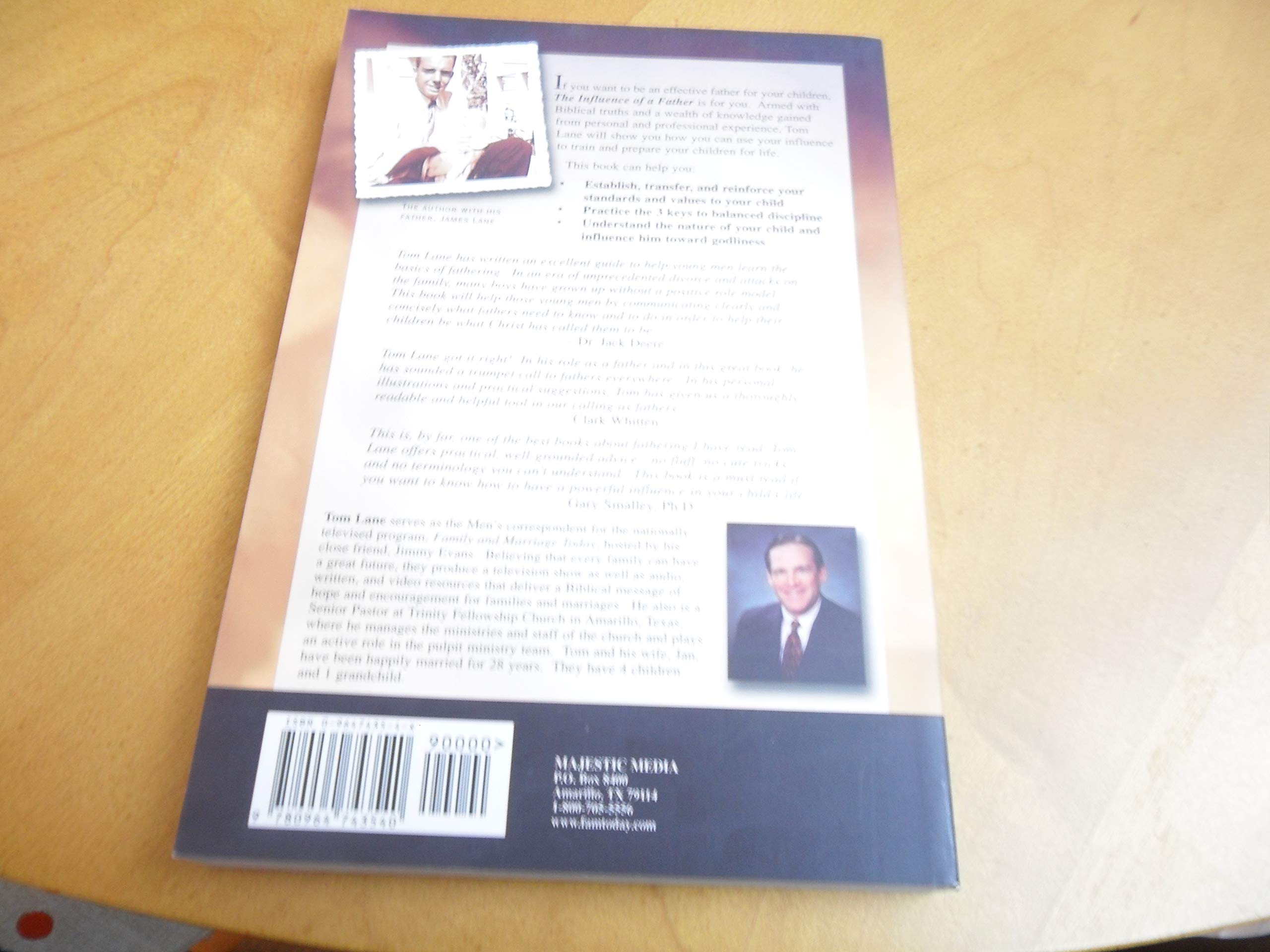 The Influence of a Father: How You Can Be the Role Model and Mentor Your Children Need used book depot