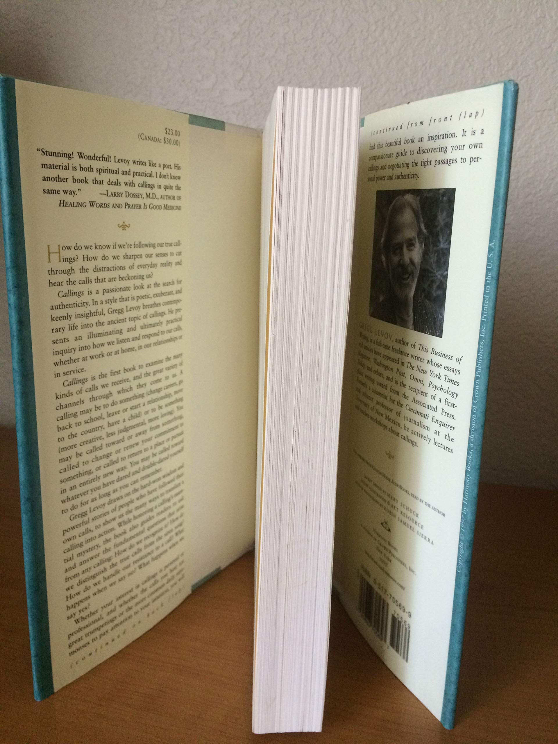 Callings: Finding and Following an Authentic Life used book depot