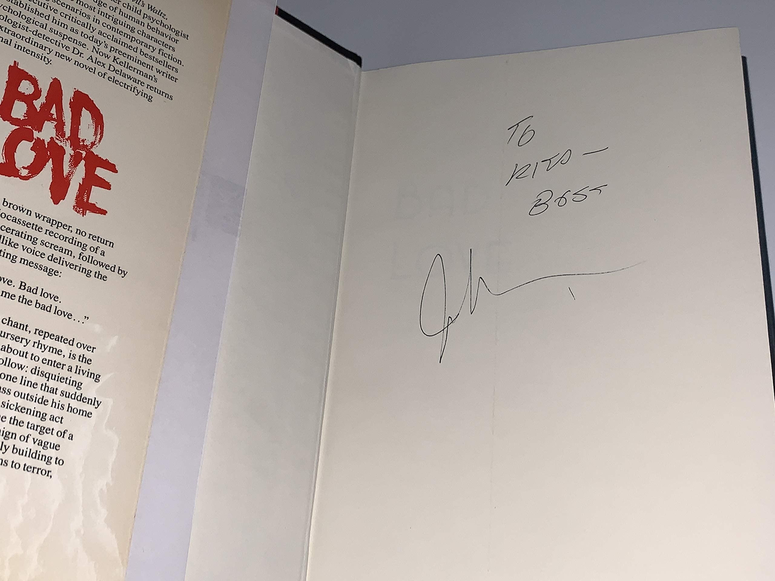 Bad Love used book depot