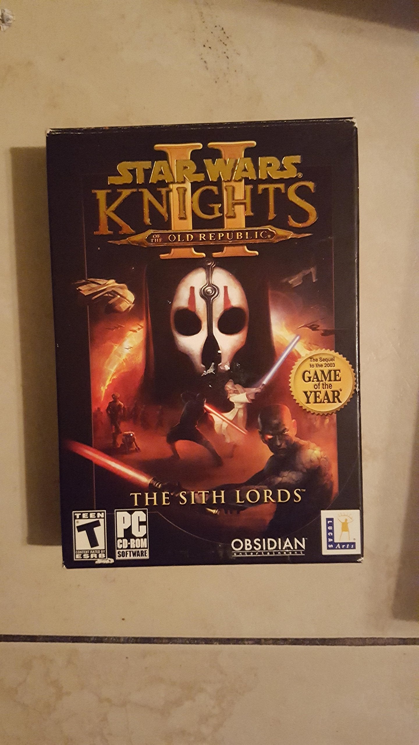 Star Wars Knights of the Old Republic II: The Sith Lords used book depot