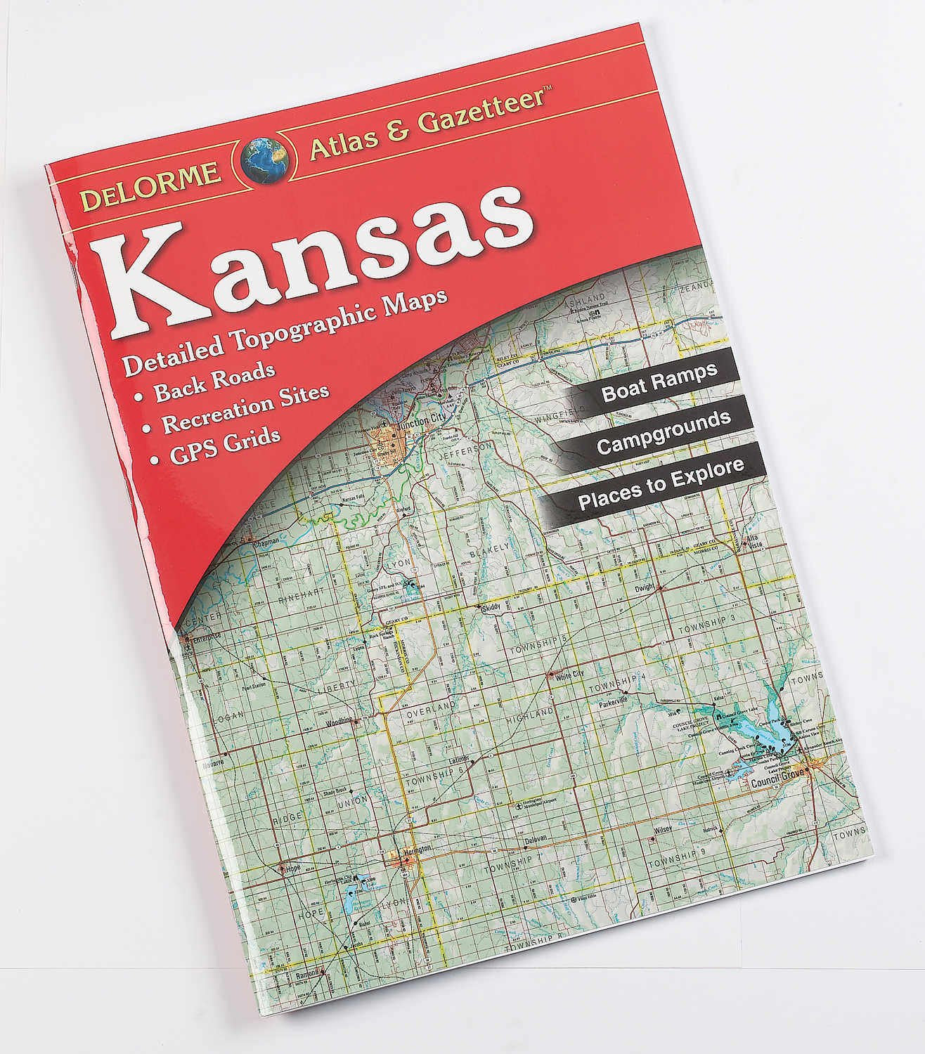 Kansas Atlas & Gazetteer (Delorme Atlas & Gazetteer) used book depot