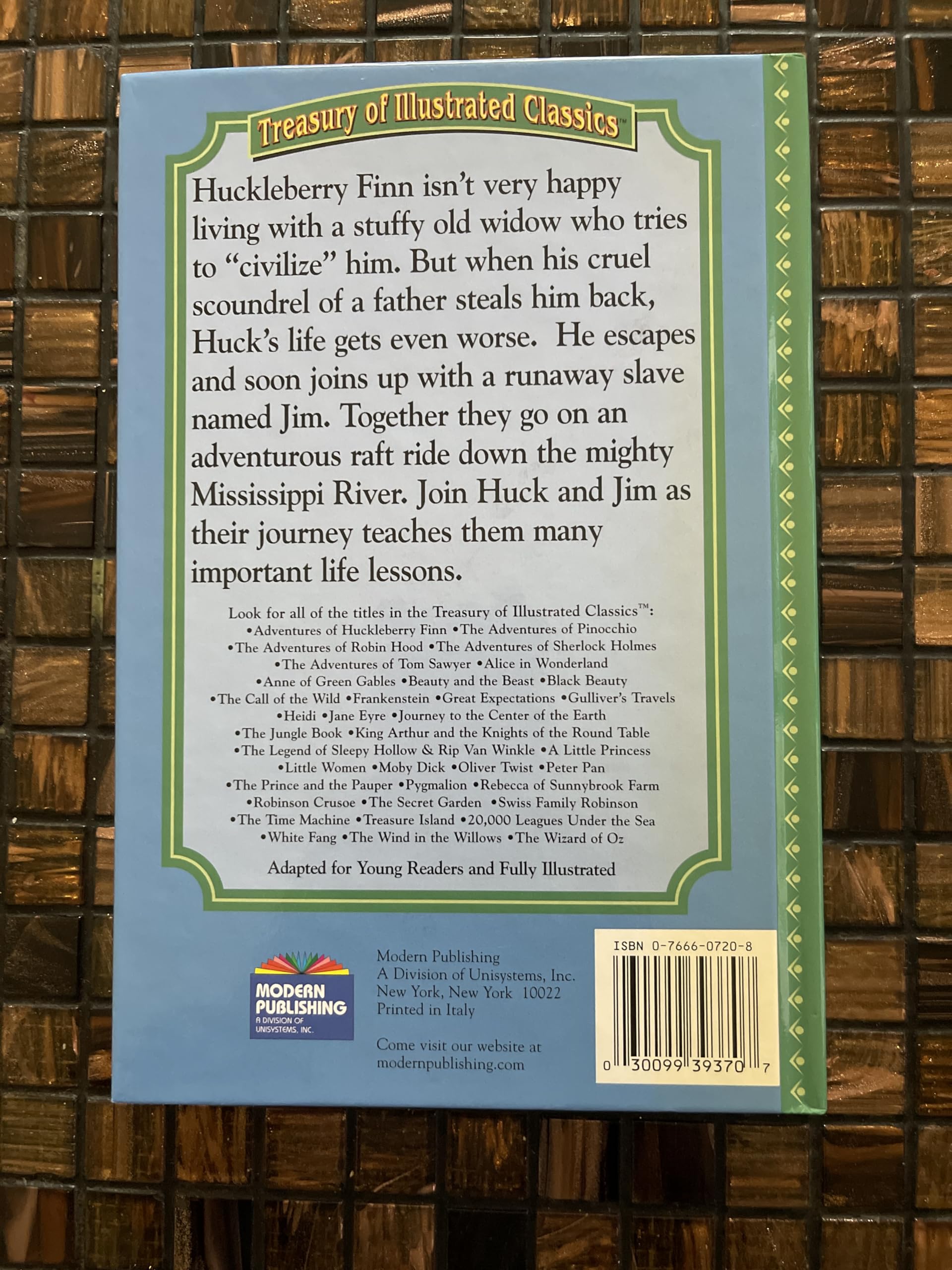 Adventures of Huckleberry Finn used book depot