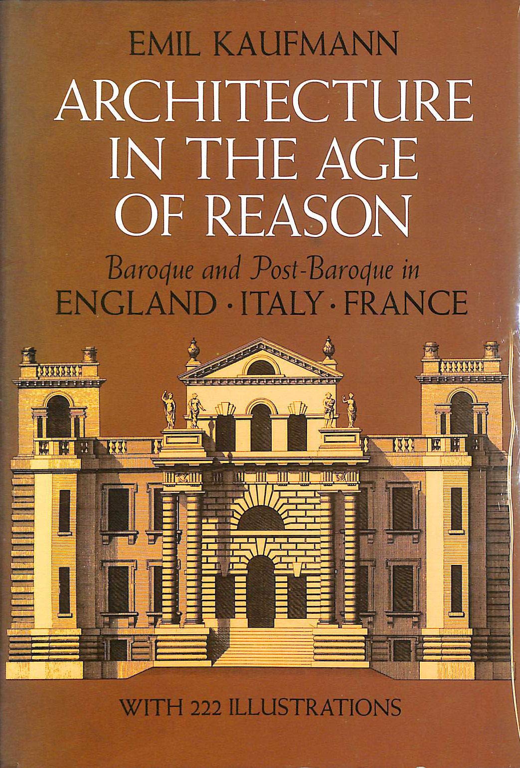 Architecture in the Age of Reason used book depot