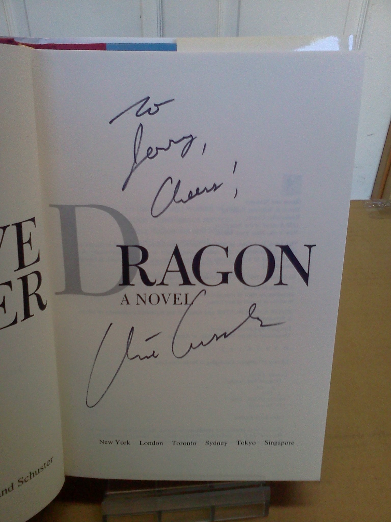 Dragon (Dirk Pitt Adventure) used book depot