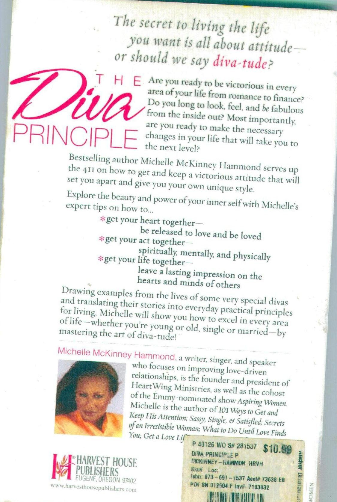 The DIVA Principle®: Secrets to Divine Inspiration for Victorious Attitude used book depot