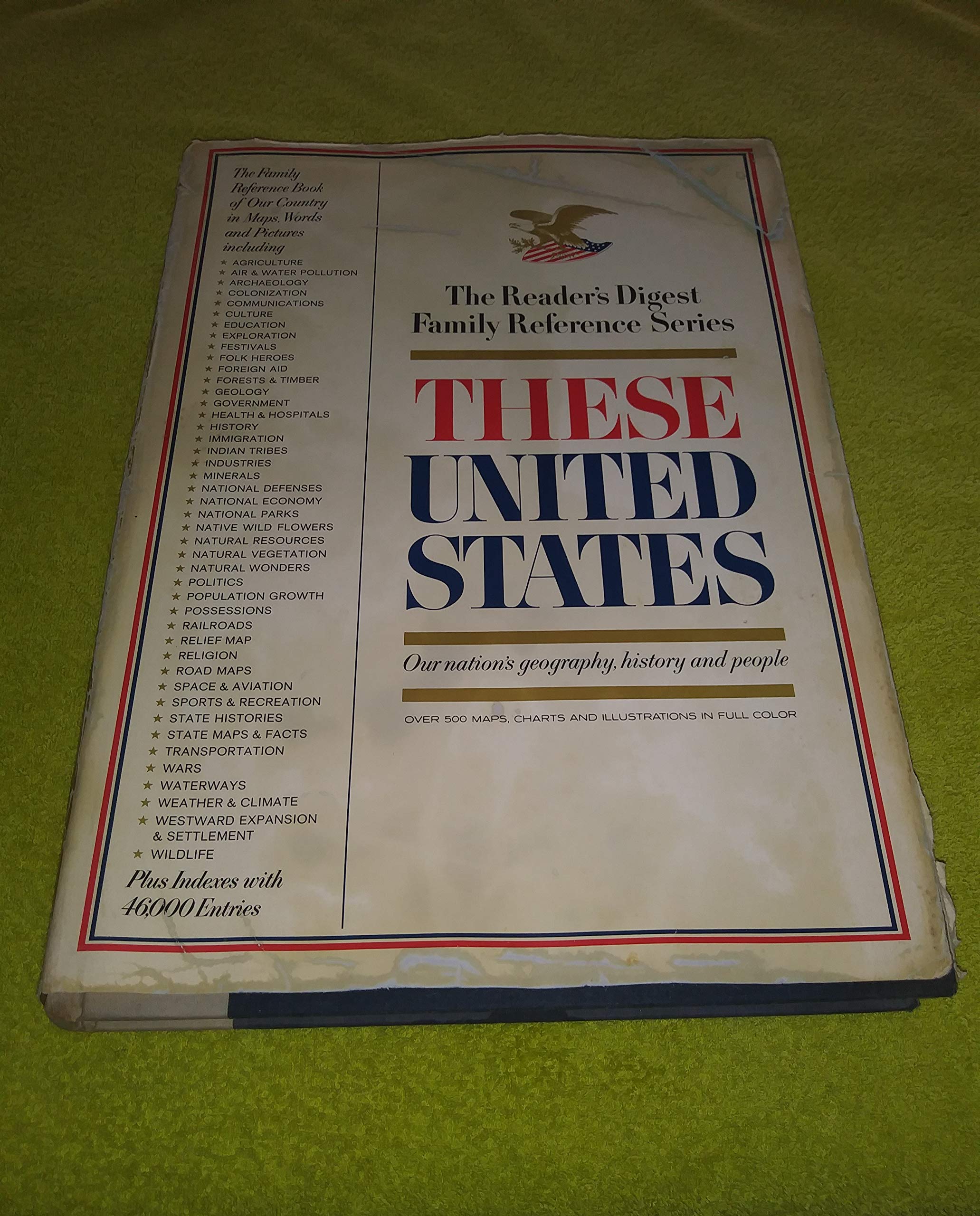 These United States the Reader's Digest Family Reference Series used book depot