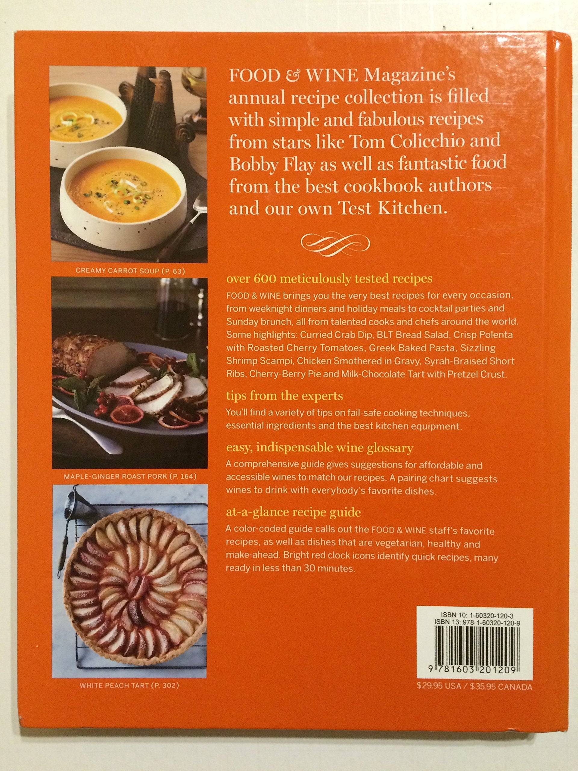 Food and Wine Annual Cookbook 2010: An Entire Year of Recipes used book depot