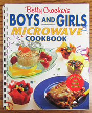Betty Crocker's Boys and Girls Microwave Cookbook used book depot