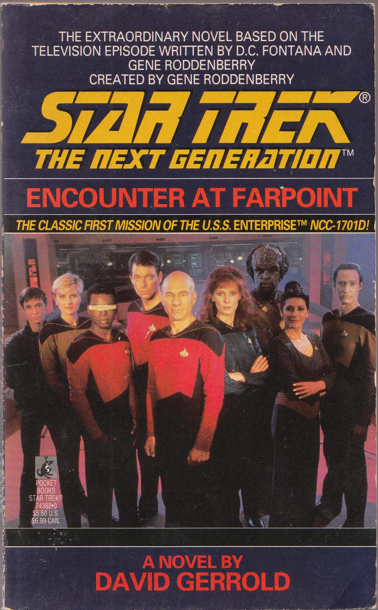 Encounter at Farpoint (Star Trek: The Next Generation) used book depot