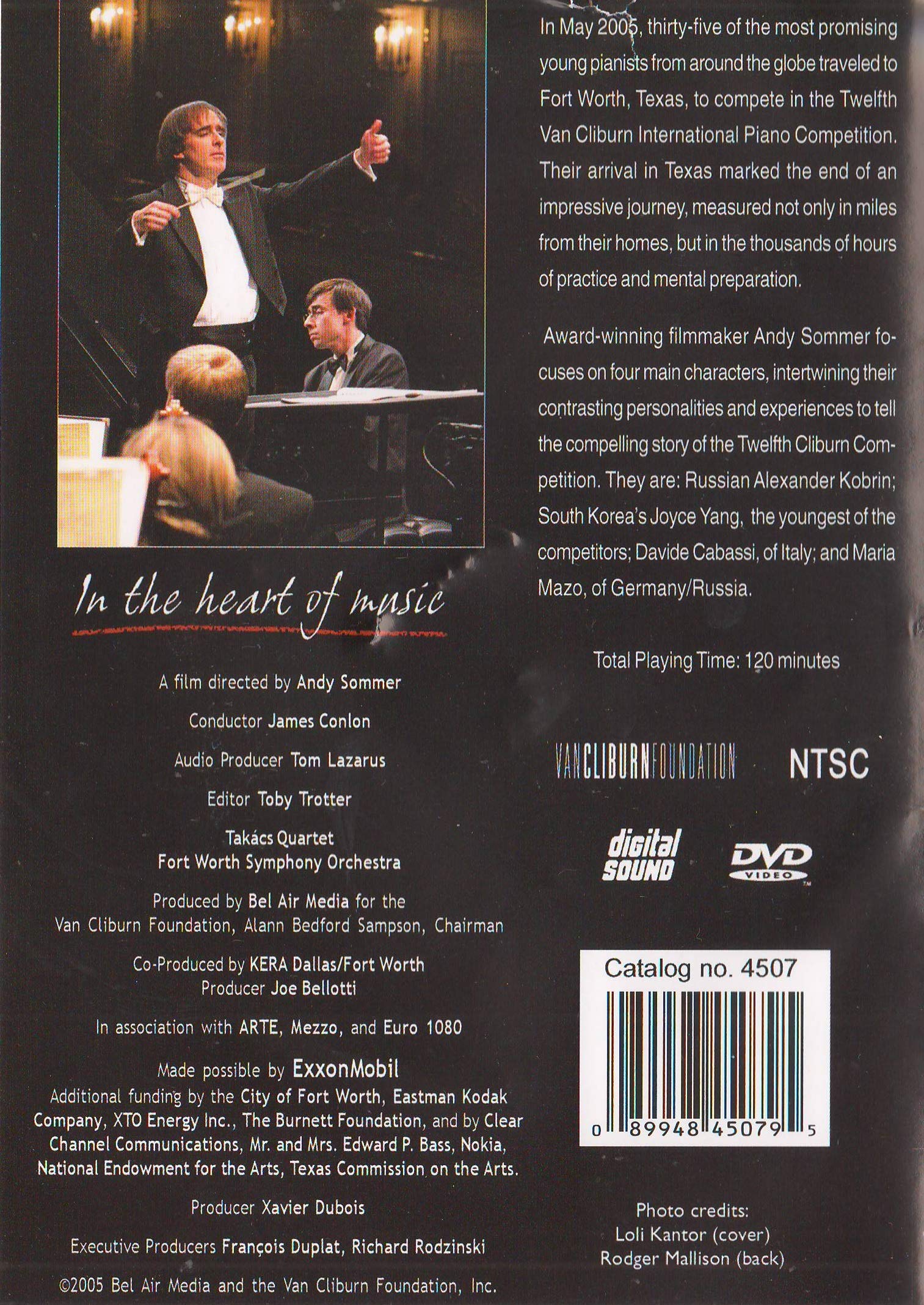 The Twelfth Van Cliburn Piano Competition - In the Heart used book depot