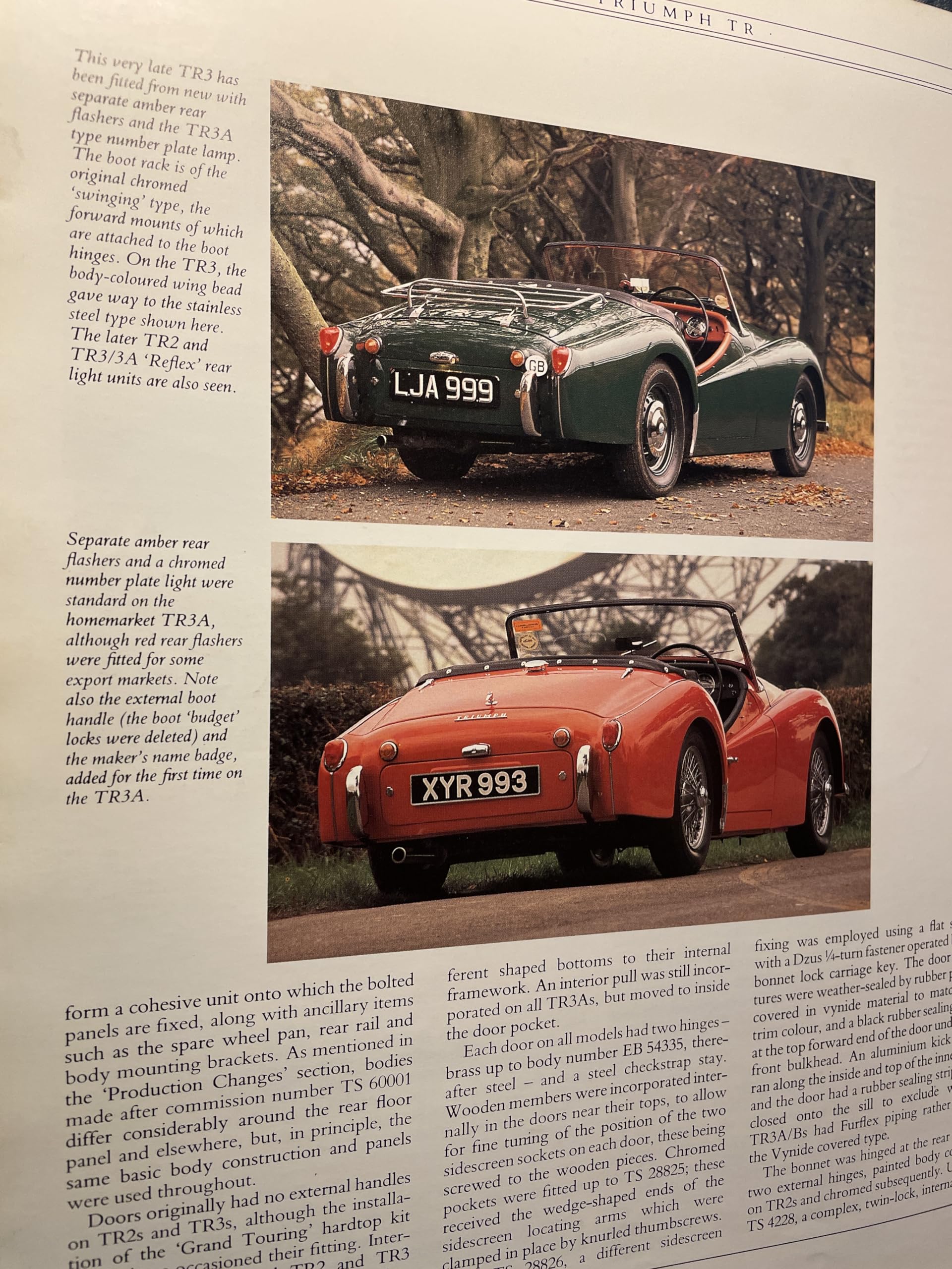 Original Triumph Tr: The Restorer's Guide to TR2, TR3, TR3A, TR4, TR4A, TR5, TR250, TR6 used book depot