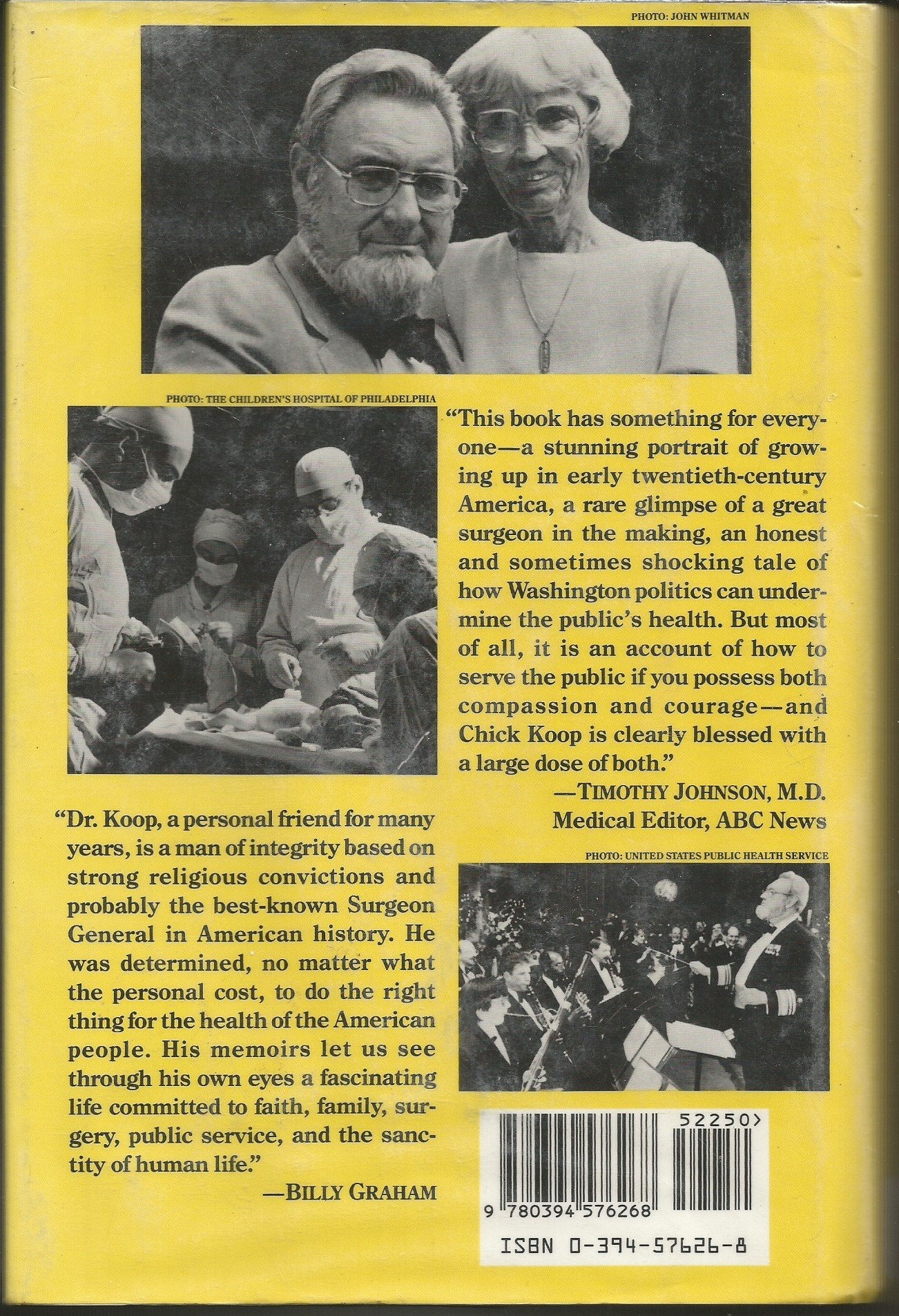 Koop: The Memoirs of America's Family Doctor used book depot