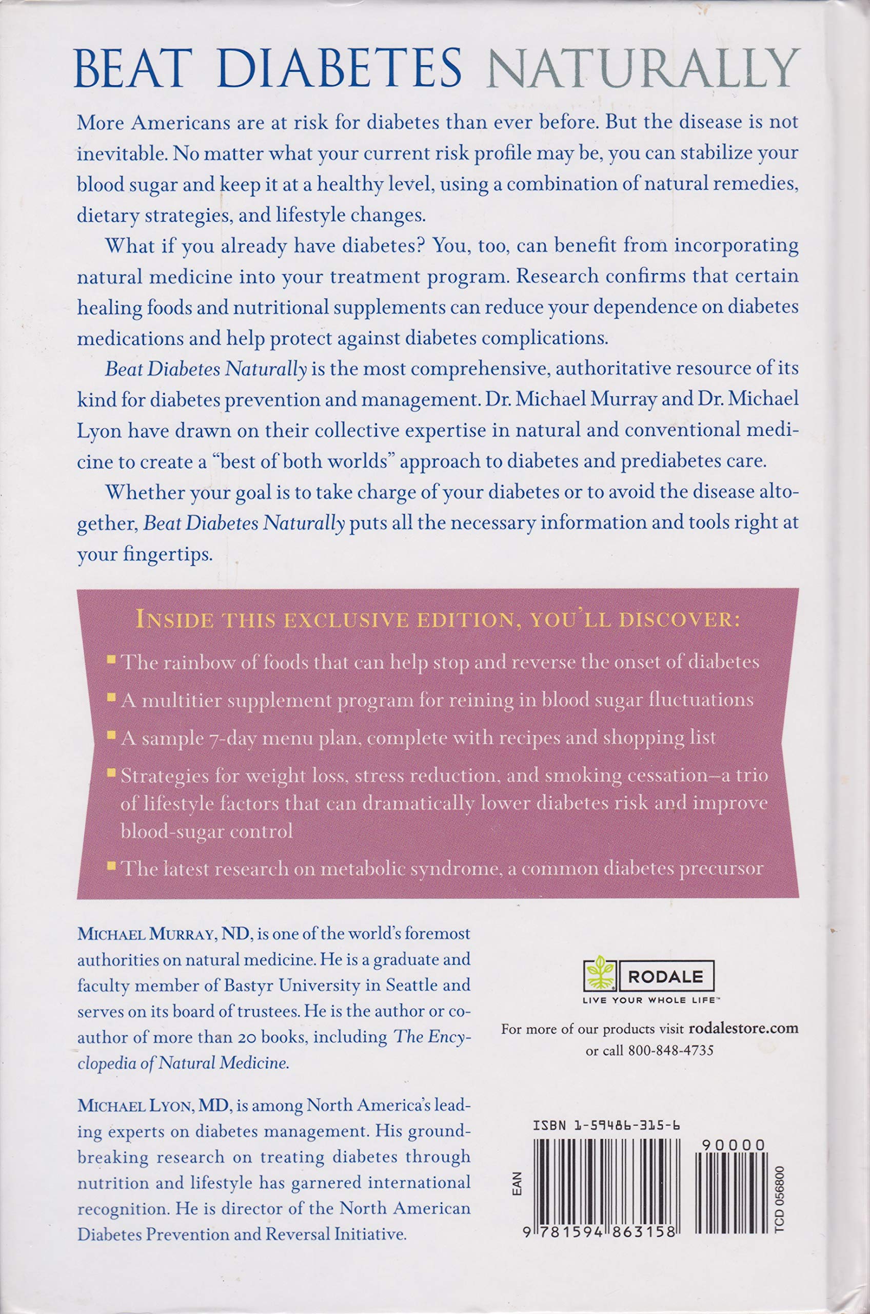 Beat Diabetes Naturally used book depot