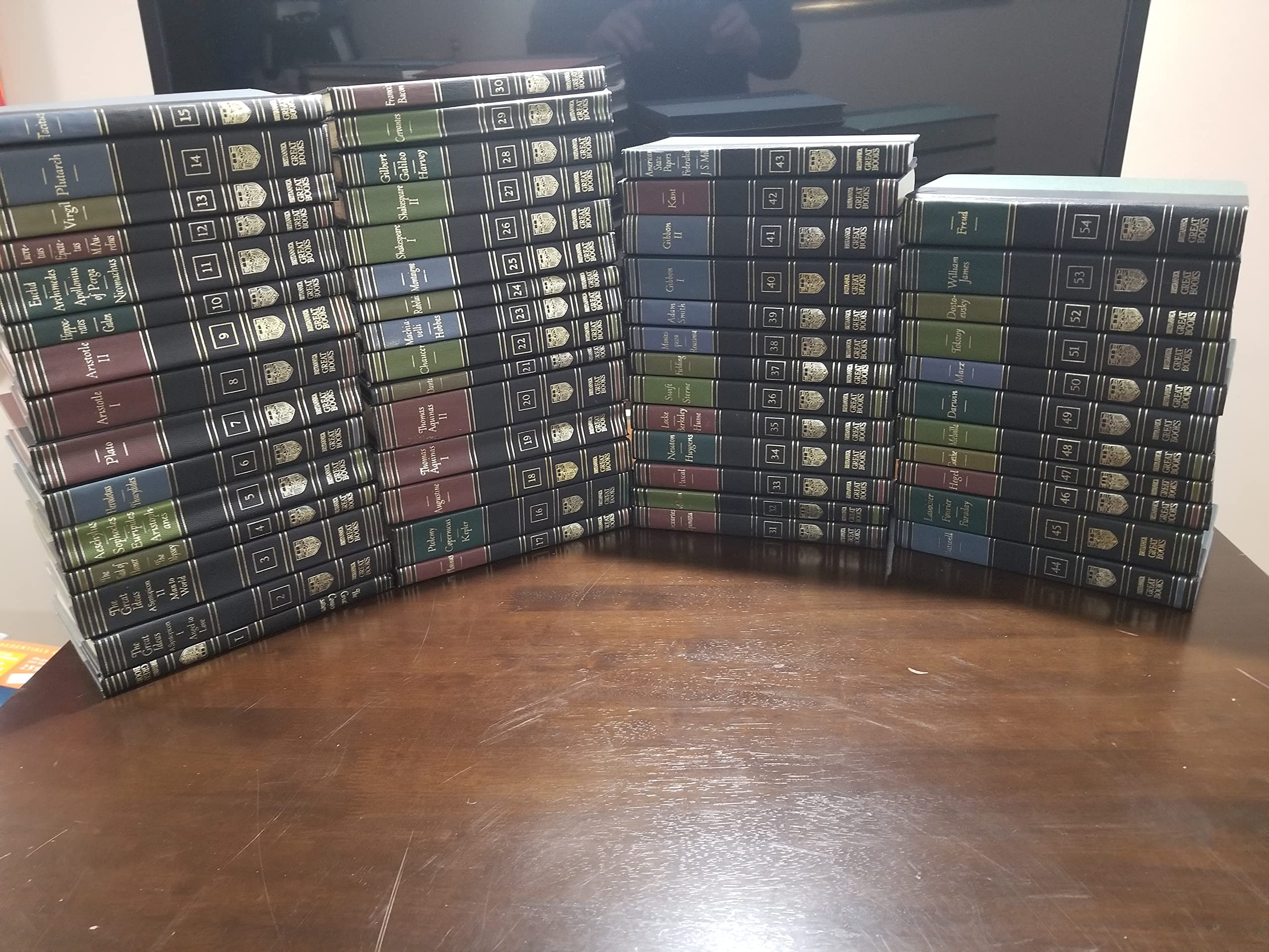 Great Books of the Western World (54 Volume Set) (Britannica Great Books) used book depot