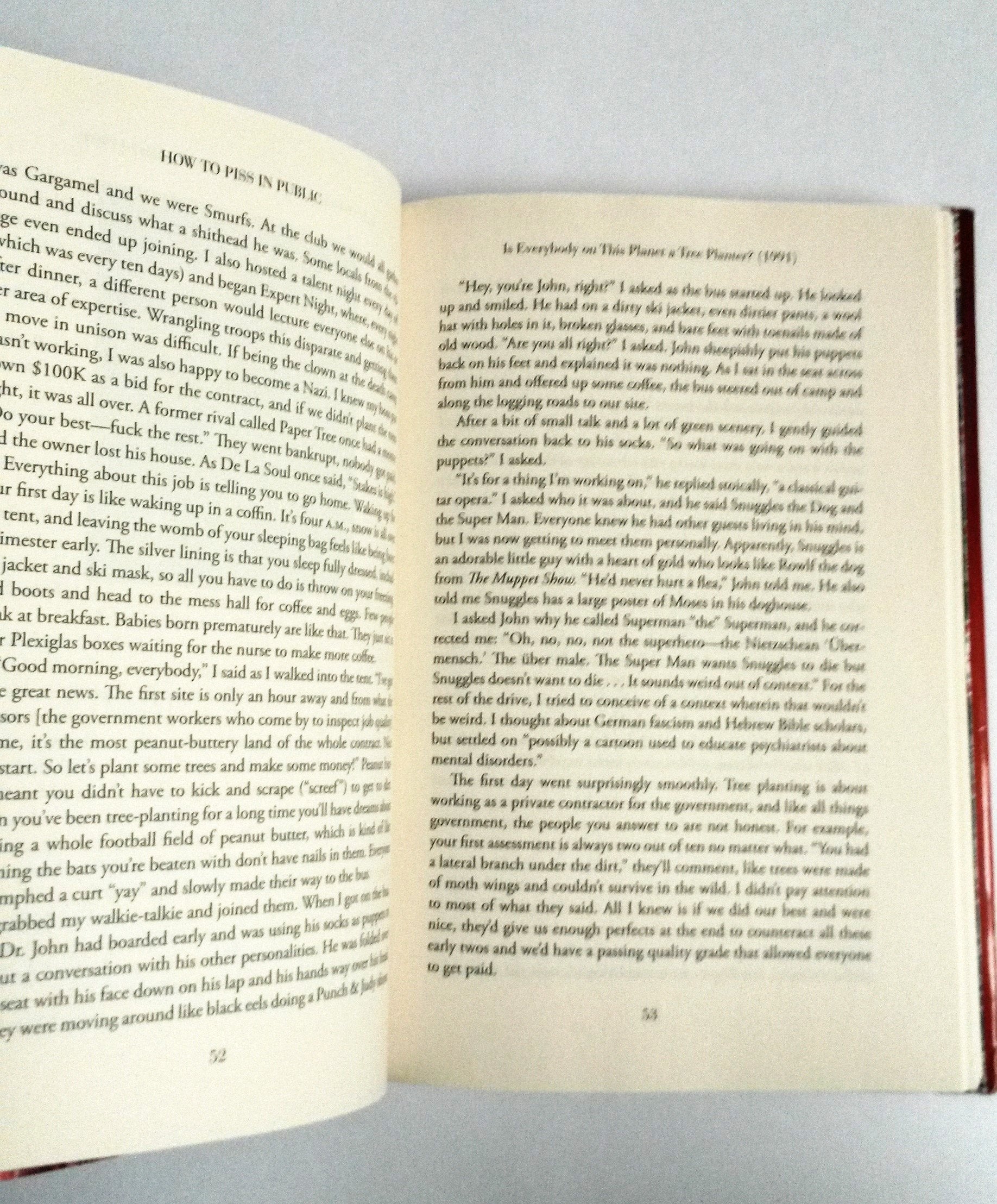 How to Piss in Public: From Teenage Rebellion to the Hangover of Adulthood used book depot