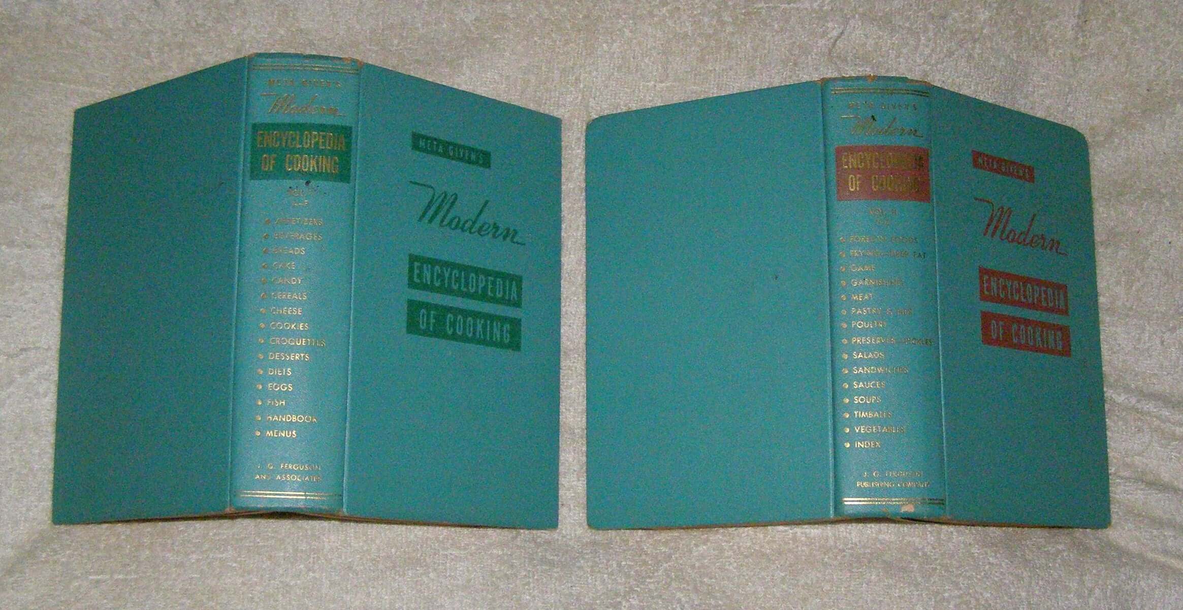 Meta Given's Modern Encyclopedia of Cooking (2 Volume Set) used book depot