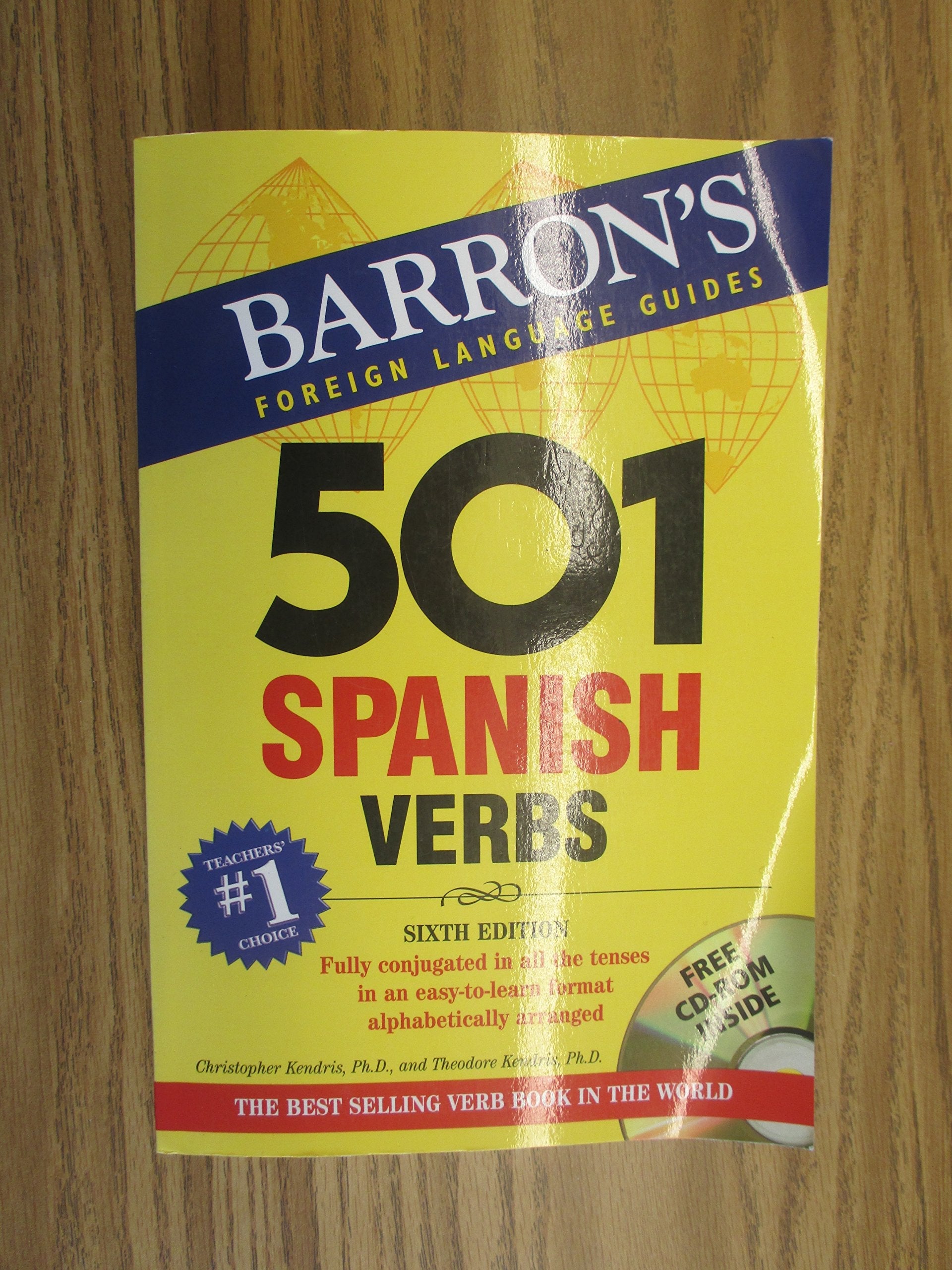 Barron's 501 Spanish Verbs (Spanish Edition) used book depot