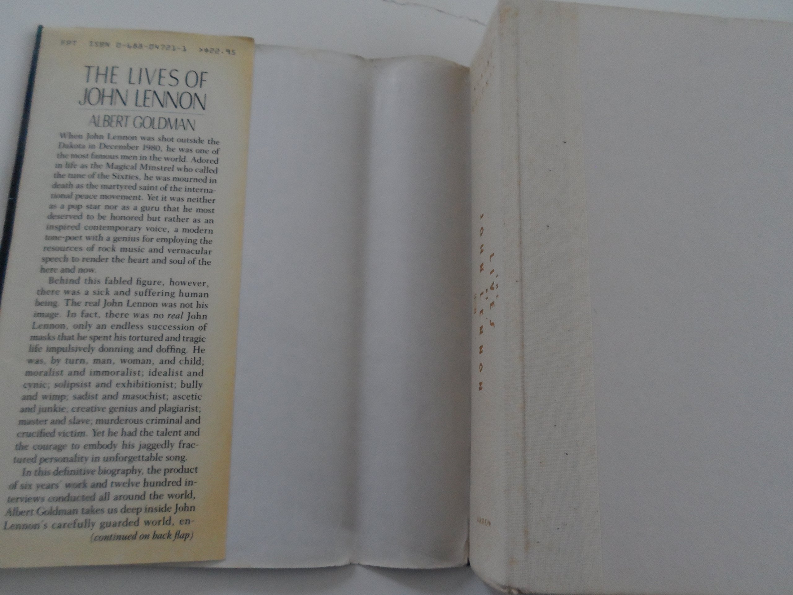 The Lives of John Lennon used book depot