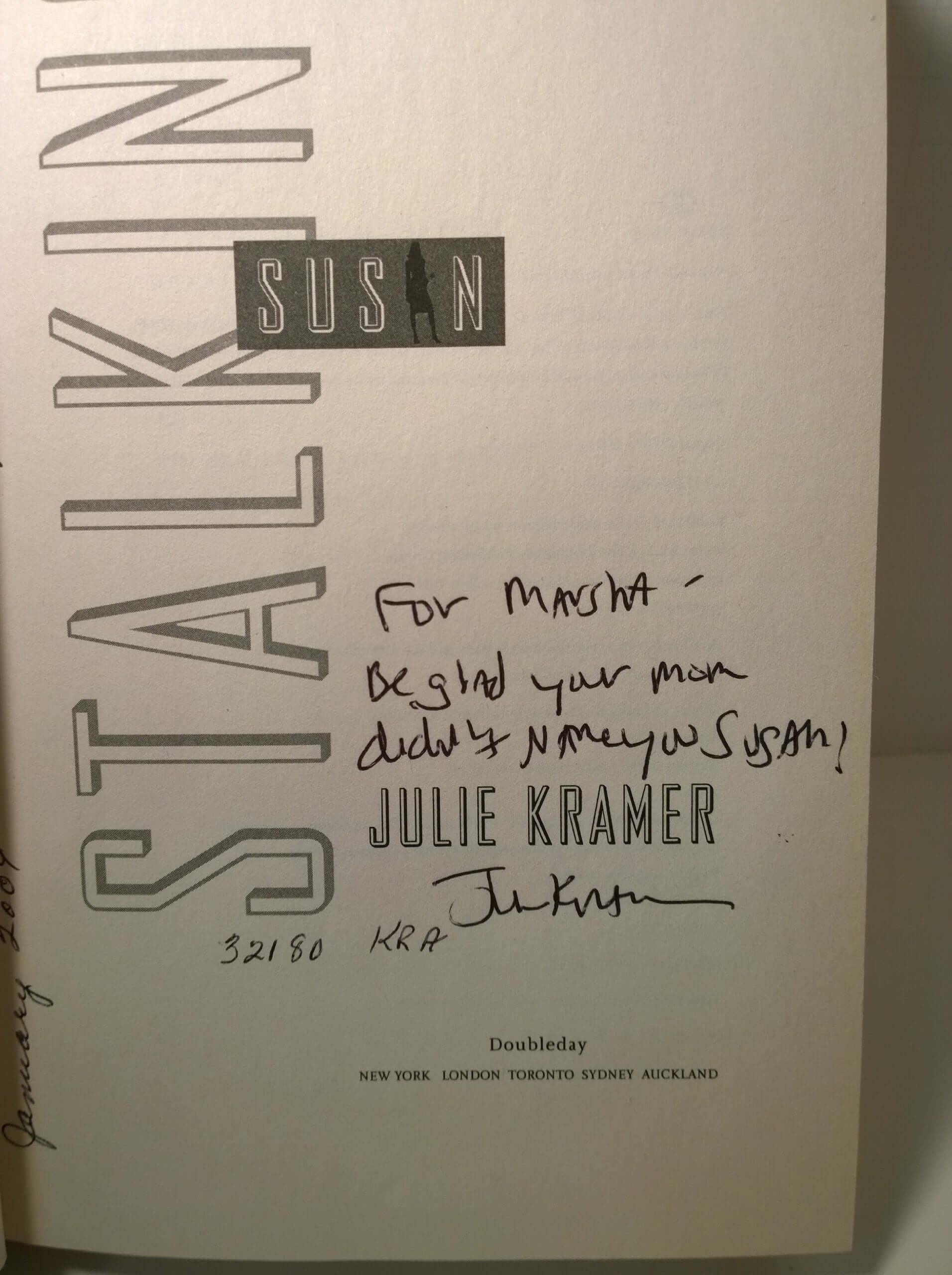 Stalking Susan: A Novel used book depot