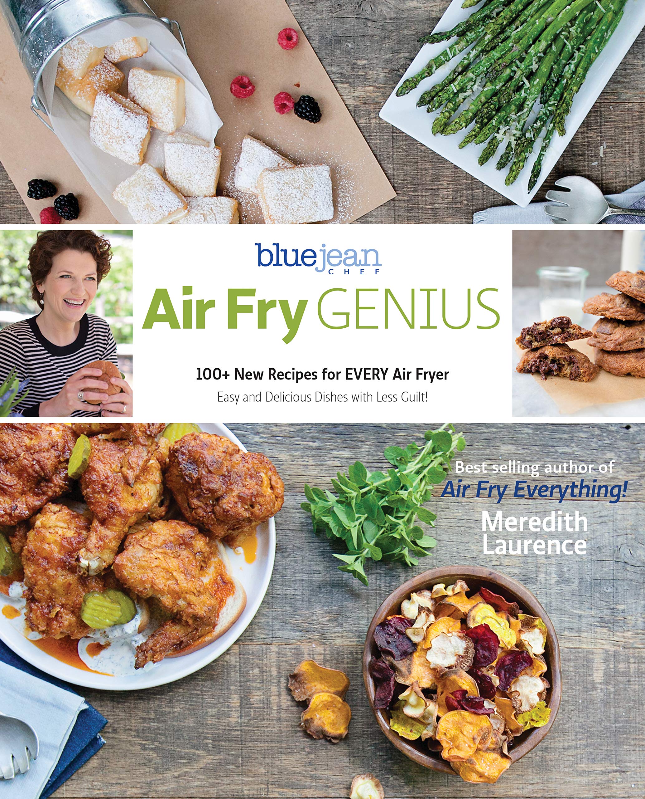 Air Fry Genius: 100+ New Recipes for EVERY Air Fryer (The Blue Jean Chef) used book depot