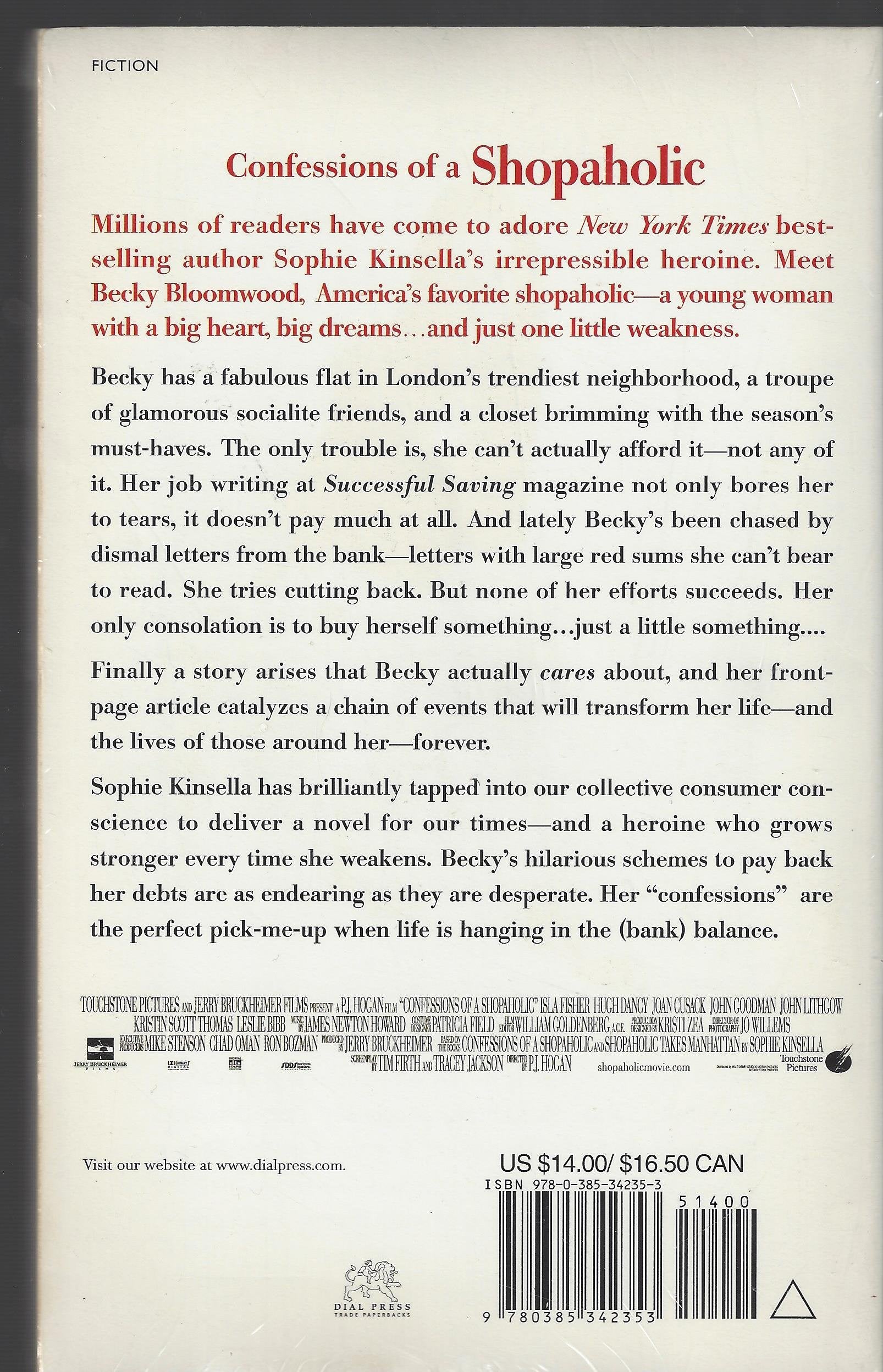 Confessions of a Shopaholic (Movie Tie-in Edition) (Shopaholic Series, 1) used book depot