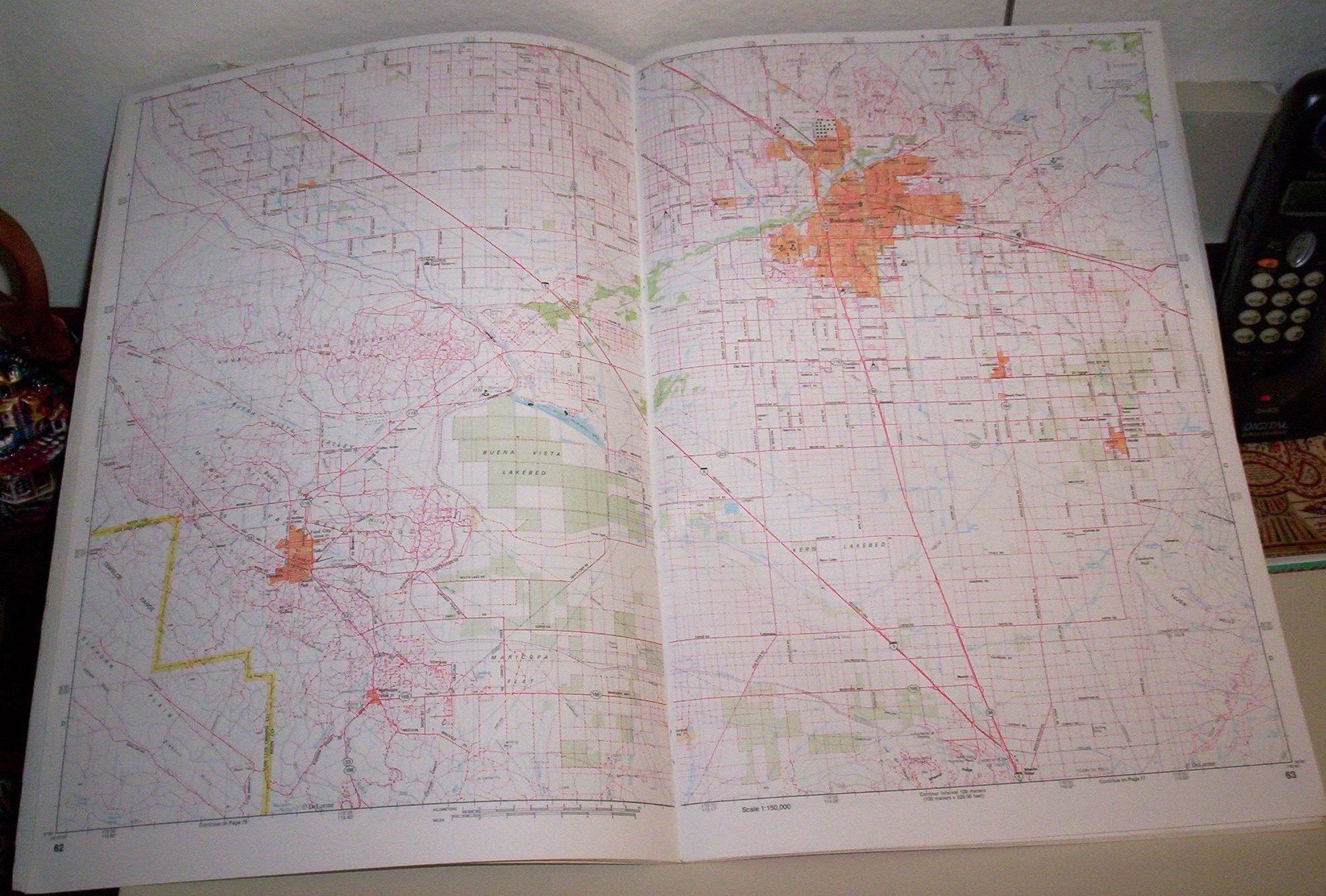 Southern and Central California Atlas and Ga (Southern & Central California Atlas & Gazetteer) used book depot