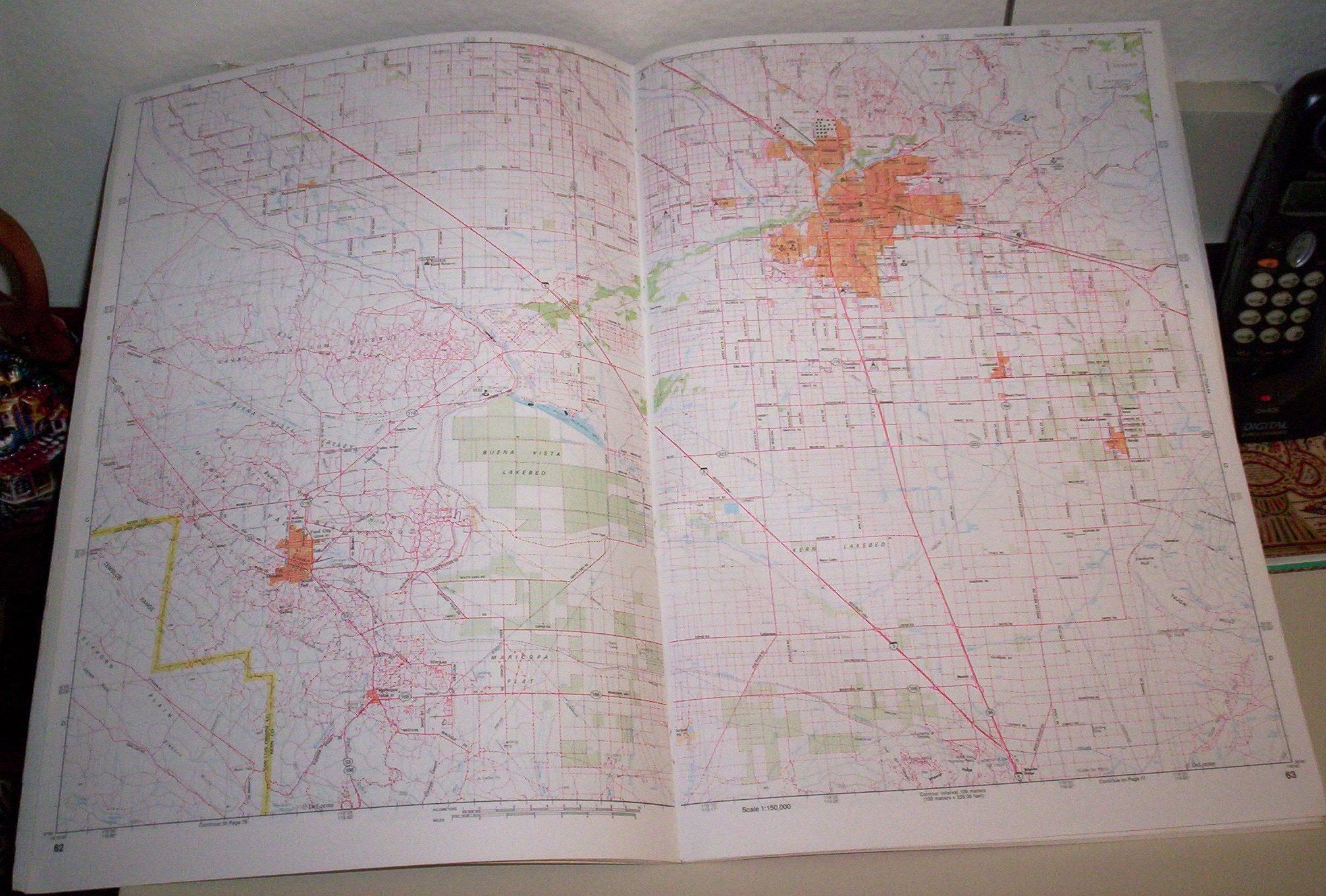 Southern and Central California Atlas and Ga (Southern & Central California Atlas & Gazetteer) used book depot