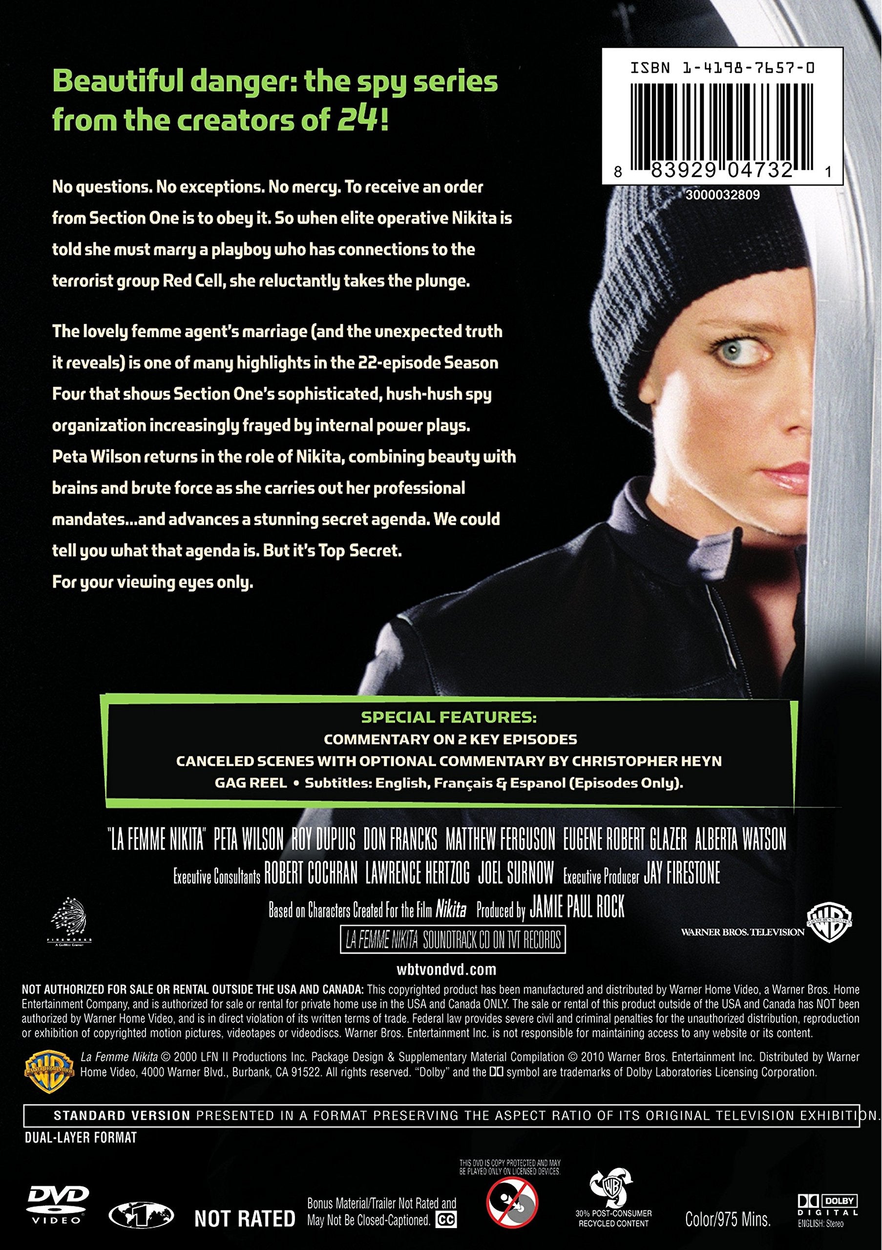 La Femme Nikita: Season 4 used book depot
