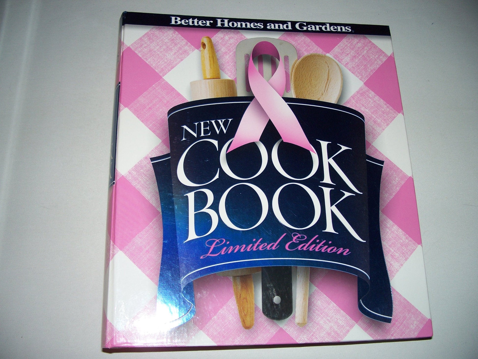 Better Homes and Gardens New Cook Book: Pink Plaid used book depot