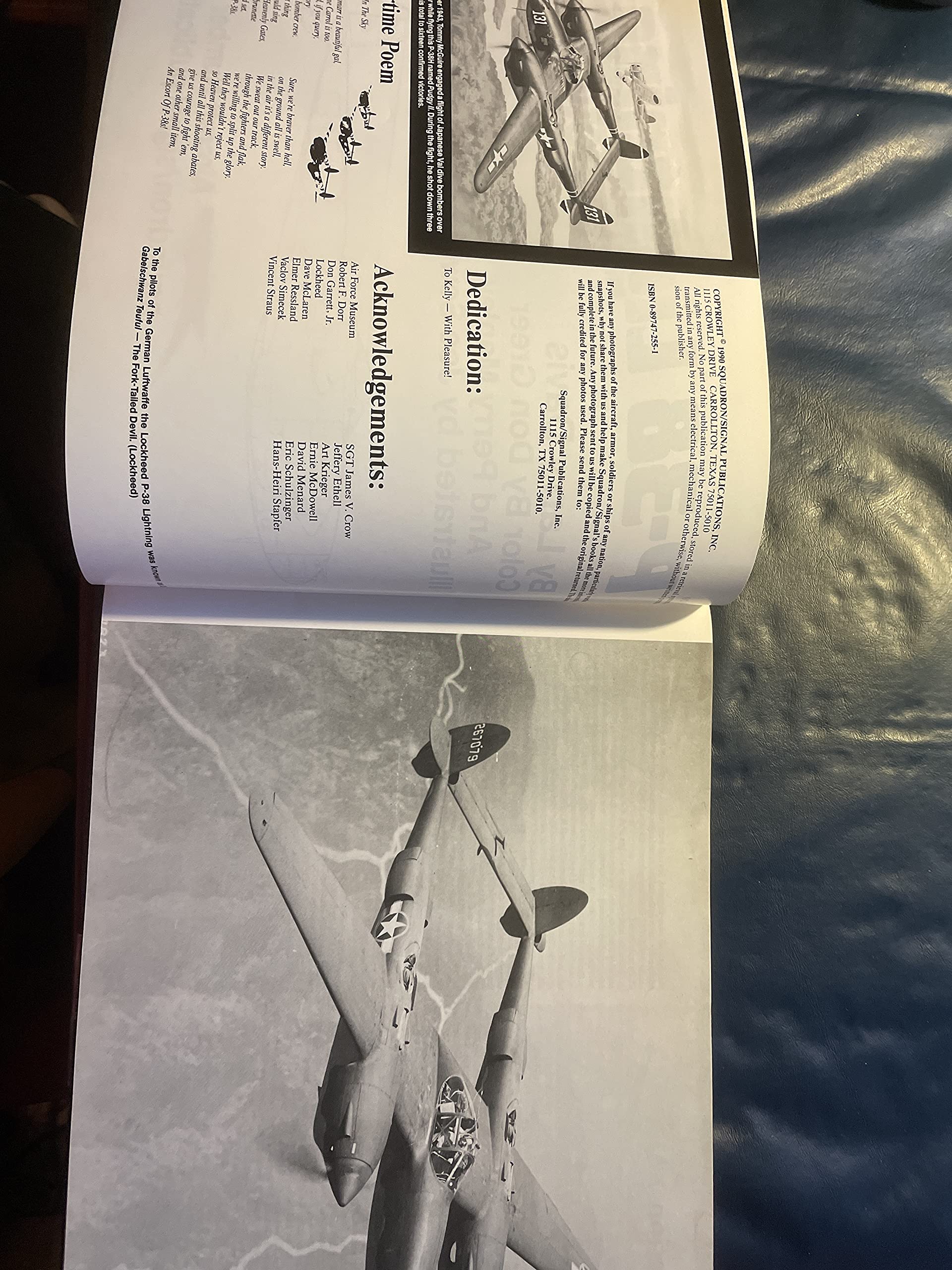 P-38 Lightning in Action - Aircraft No. 109 used book depot