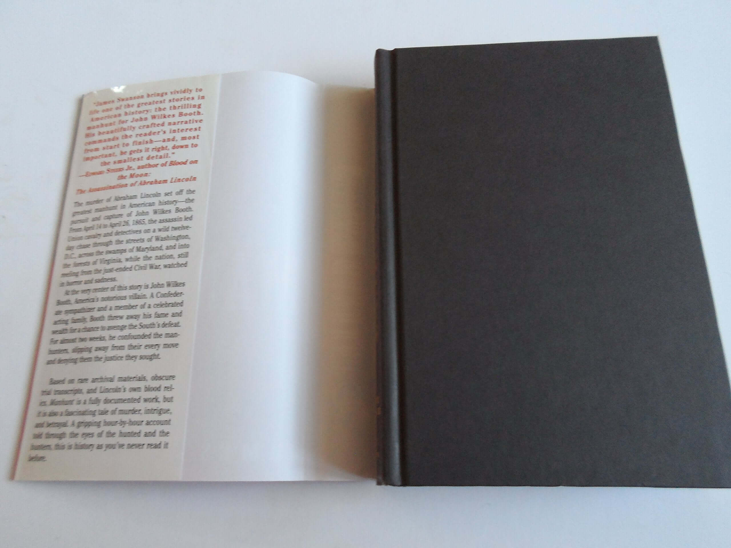 Manhunt: The 12-Day Chase for Lincoln's Killer used book depot