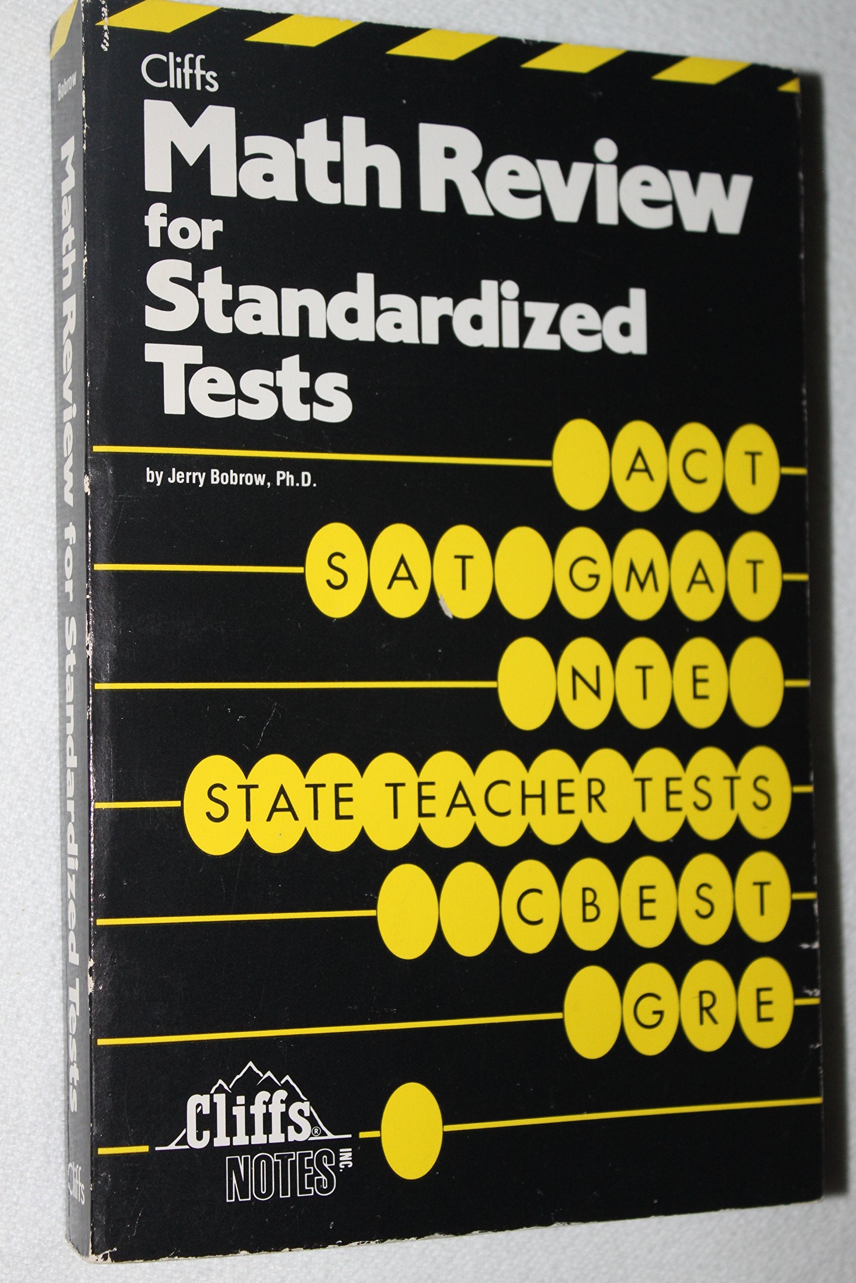 Math Review For Standardized Tests (Cliffs Test Prep) used book depot